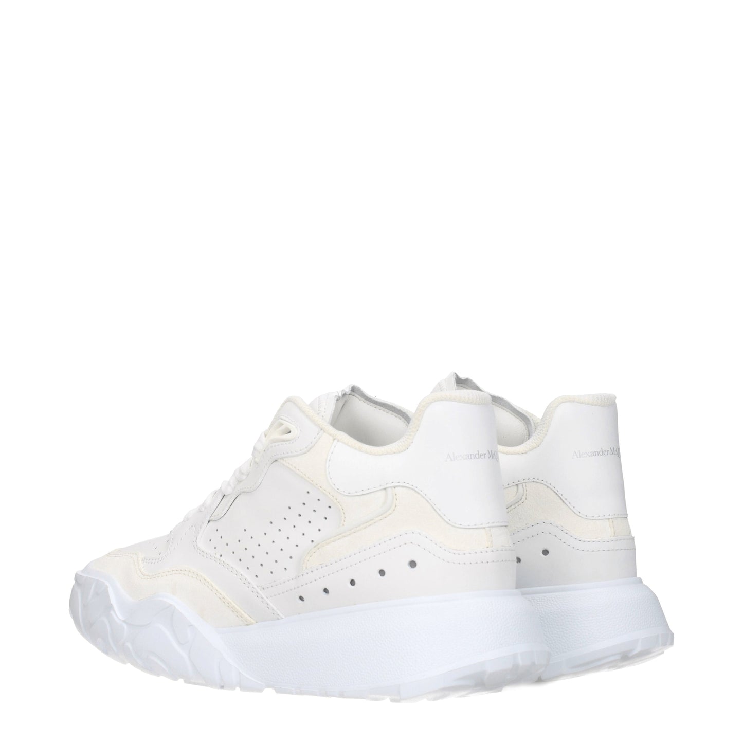 Alexander McQueen Women's Sneakers in Leather White