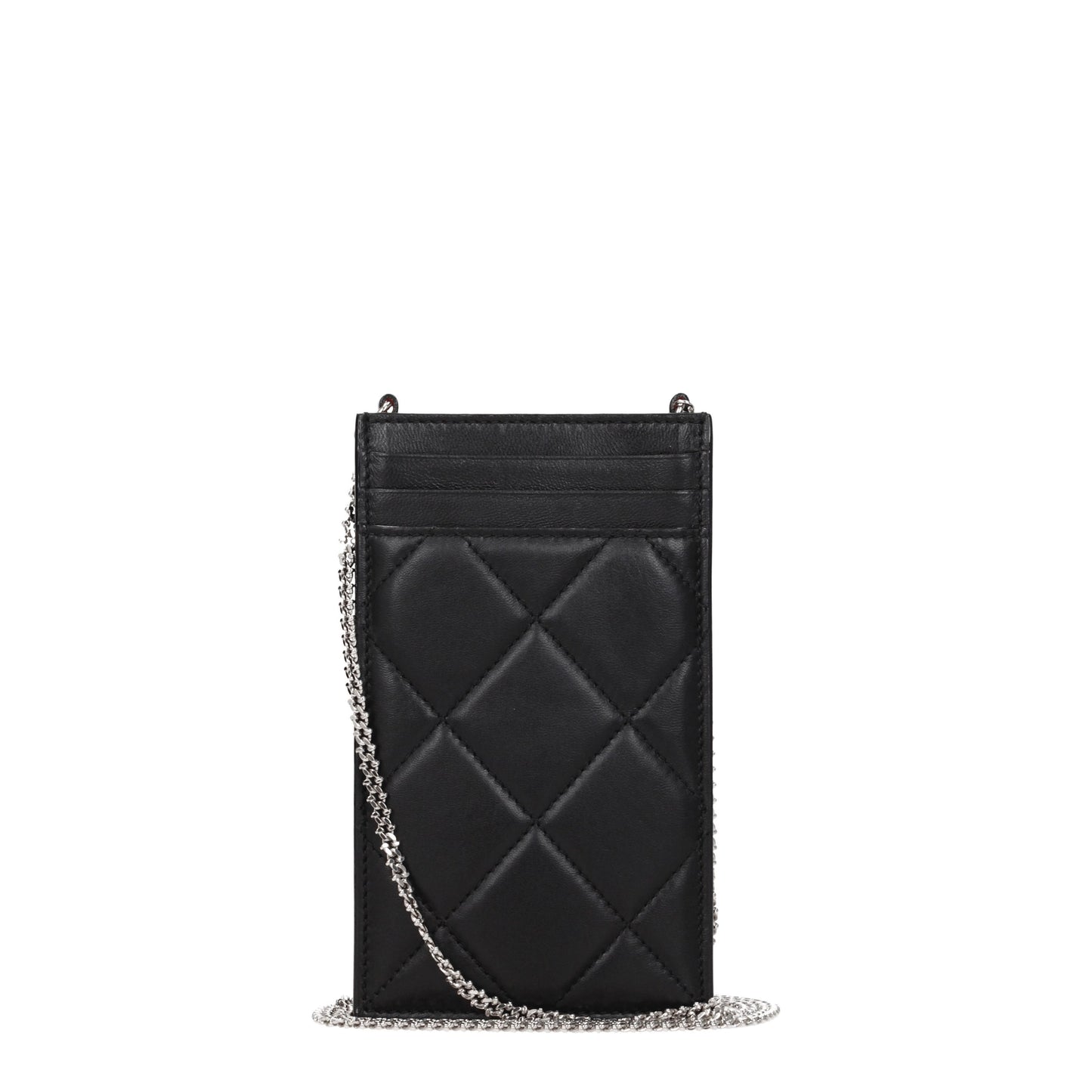 Alexander McQueen Smartphone holders Women Leather Black/White