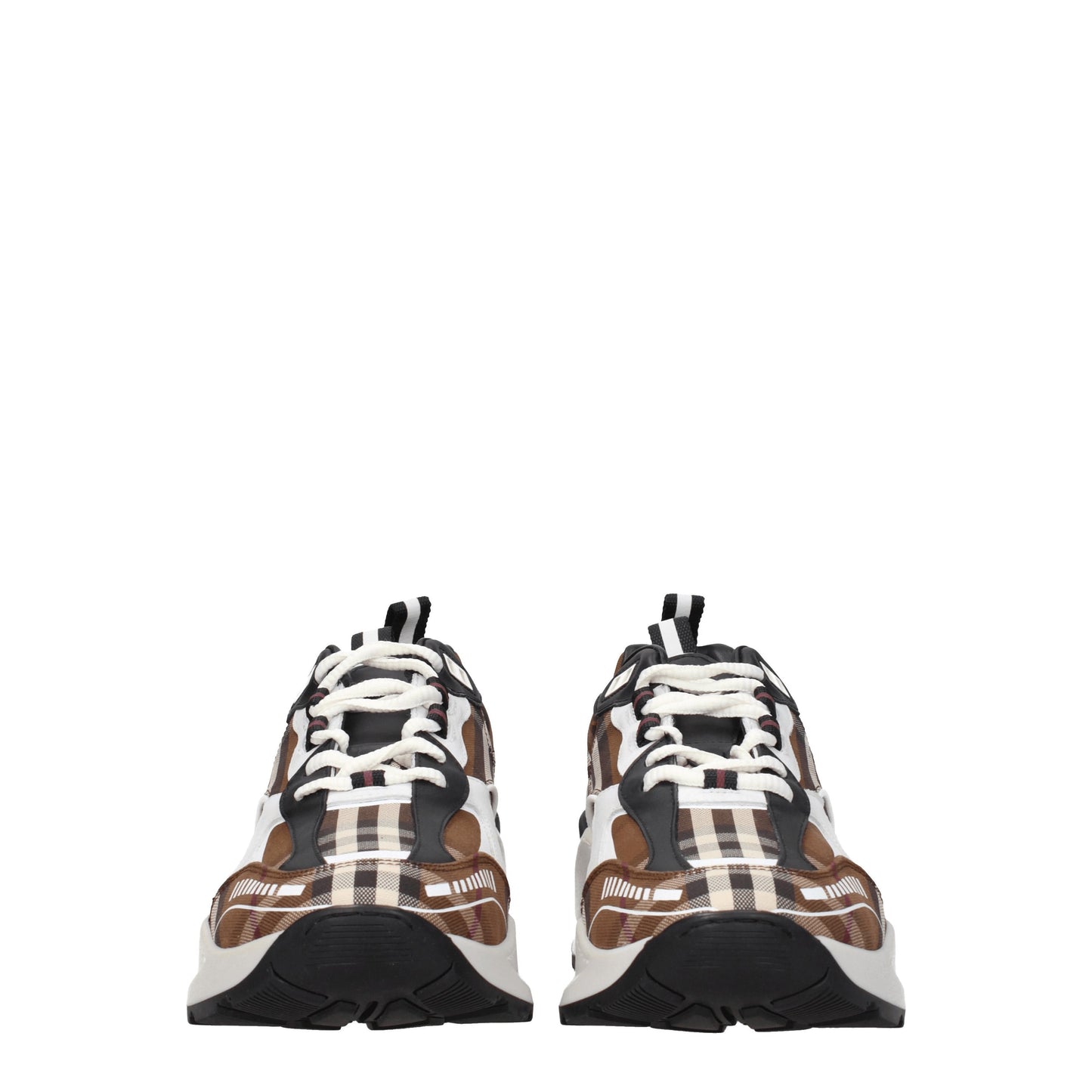 Burberry Men's Sneakers in Fabric  Brown/Birch