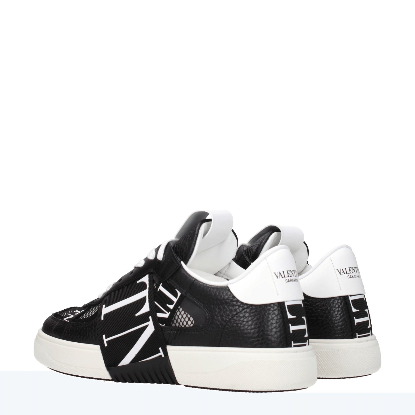 Valentino Garavani Men's Sneakers in Leather Black/White