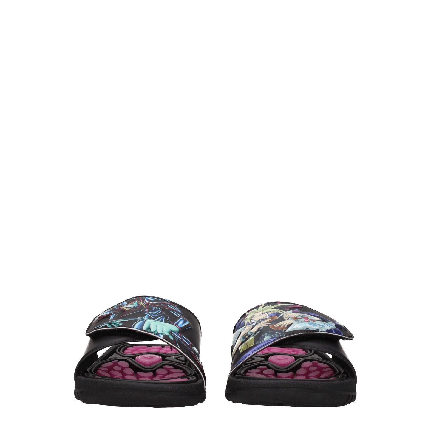 Adidas Sandals & Slippers Men Rubber Black/Multicolor