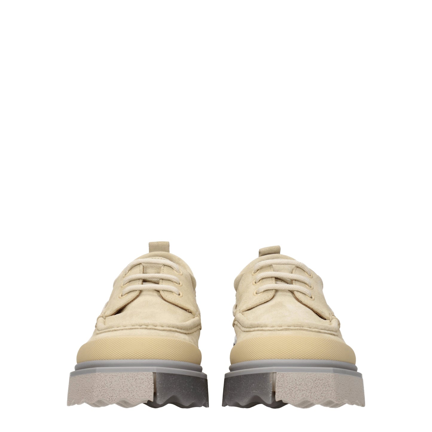 Off-White Men's Lace ups in Suede Beige