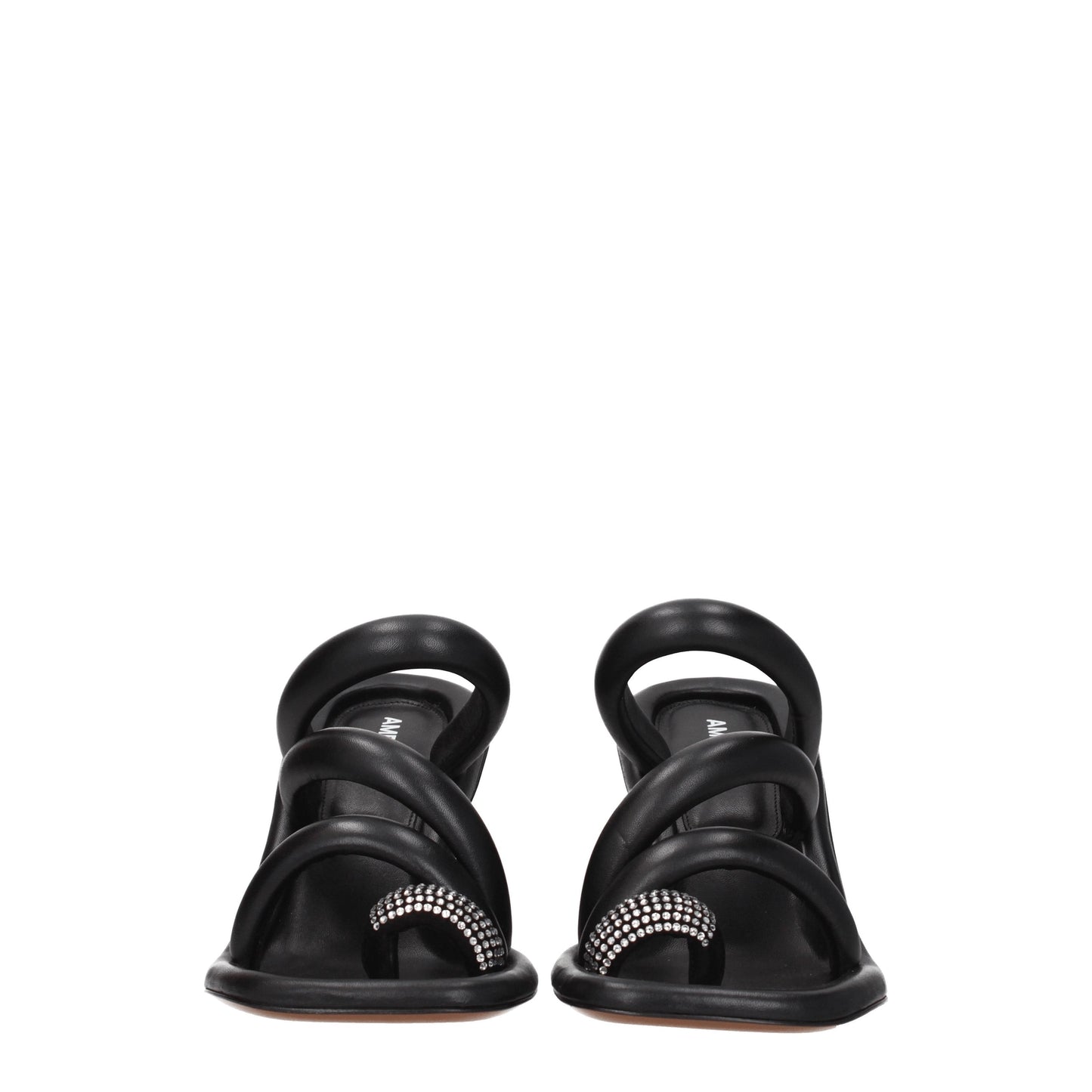 Ambush Women's Sandals in Leather Black