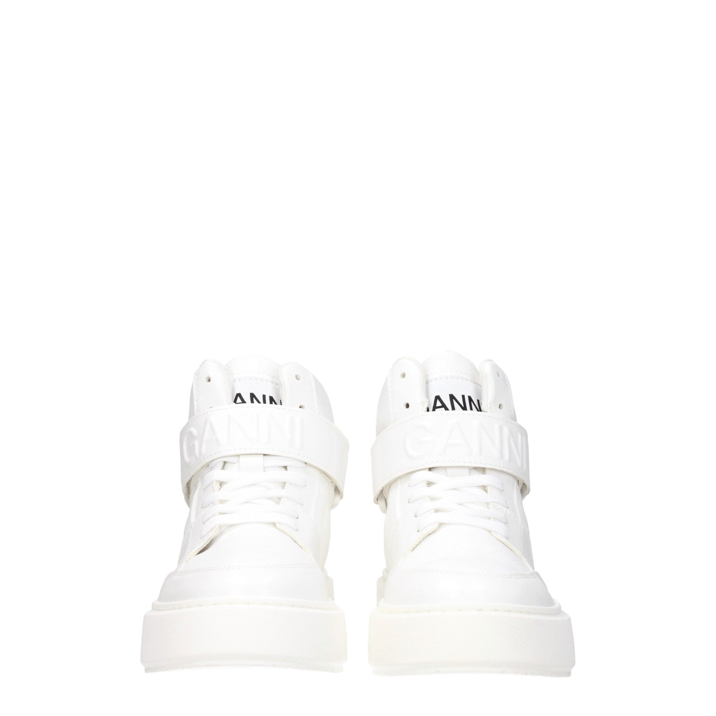 Ganni Women's Sneakers in Leather White