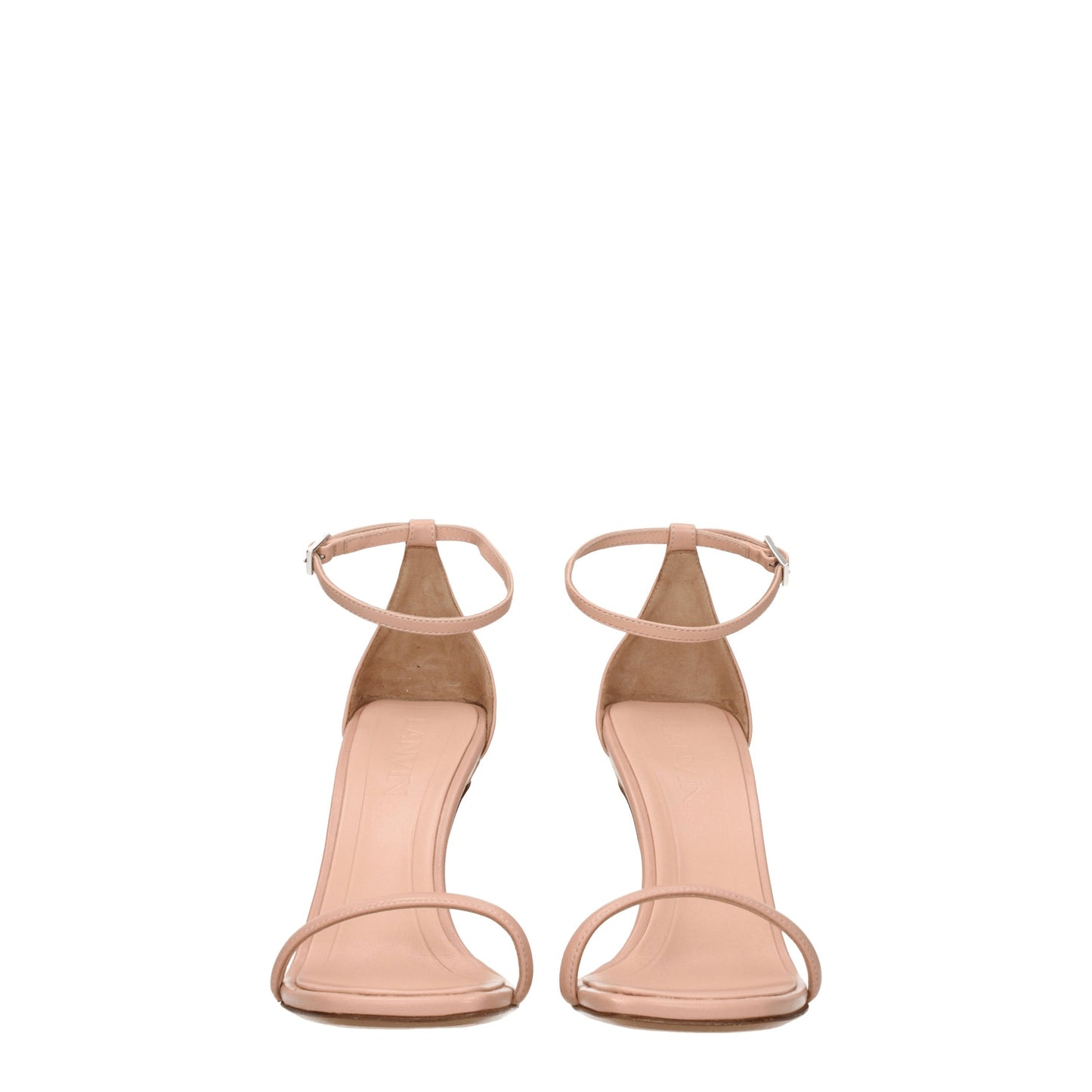 Lanvin Women's Sandals in Leather Pink/Apricot