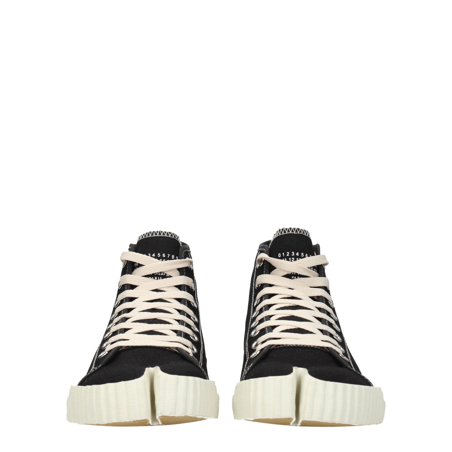 Maison Margiela Men's Sneakers in Fabric  Black/White