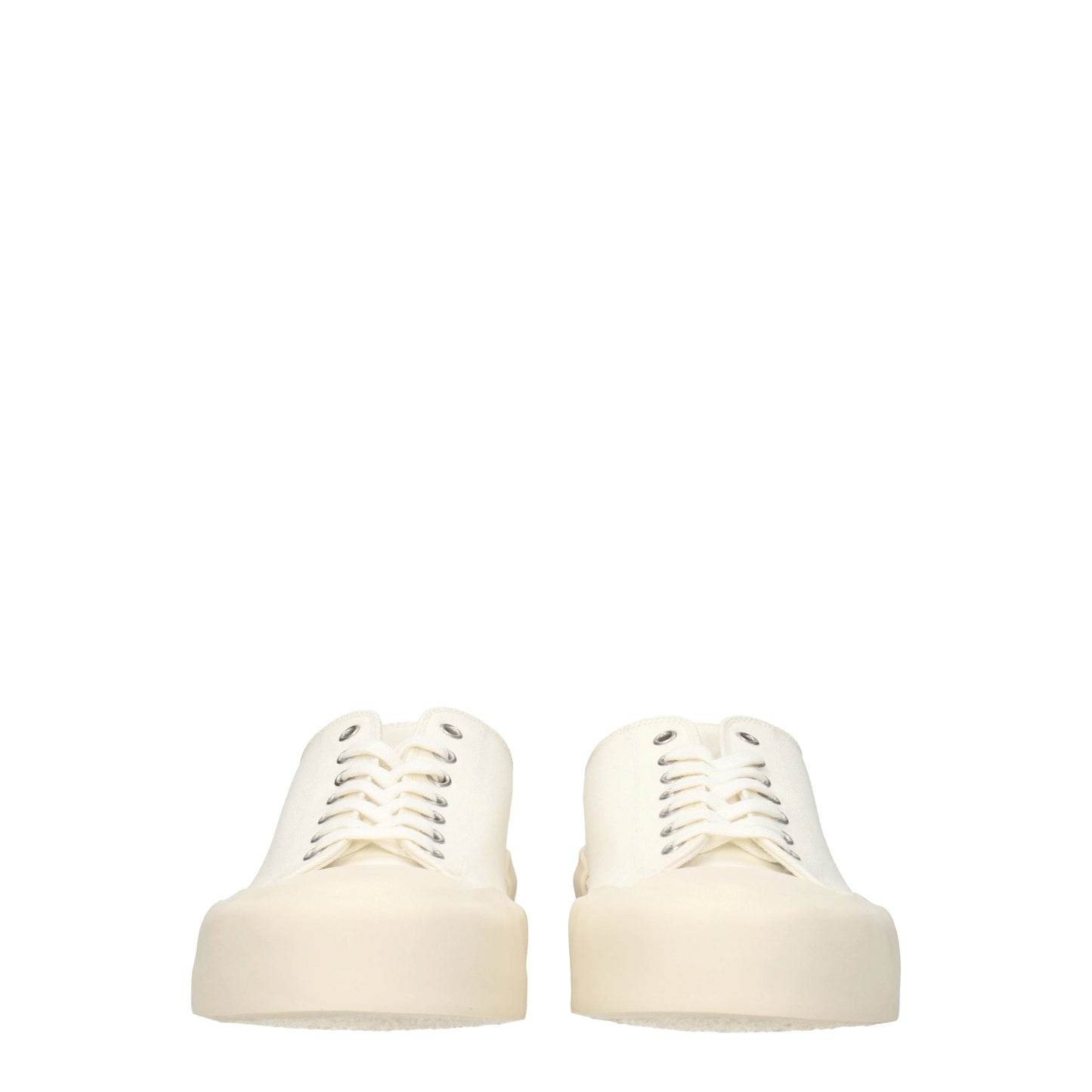 Jil Sander Men's Sneakers in Fabric  Beige/Ivory