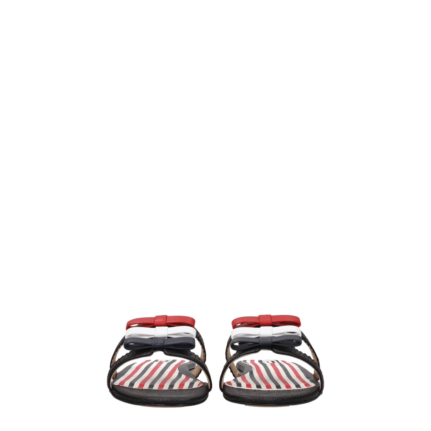 Thom Browne Women's Sandals & Slippers in Leather Black