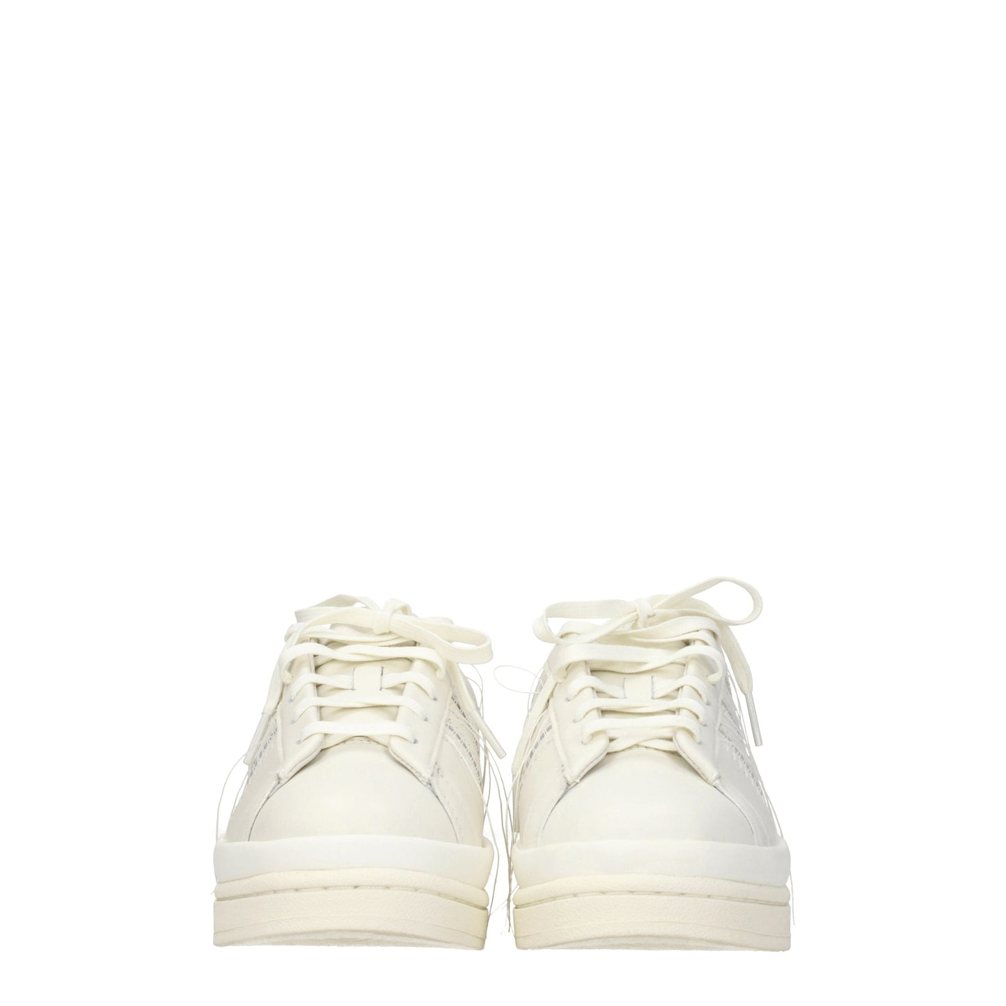 Y3 Yamamoto Women's Sneakers in Leather White/Ivory