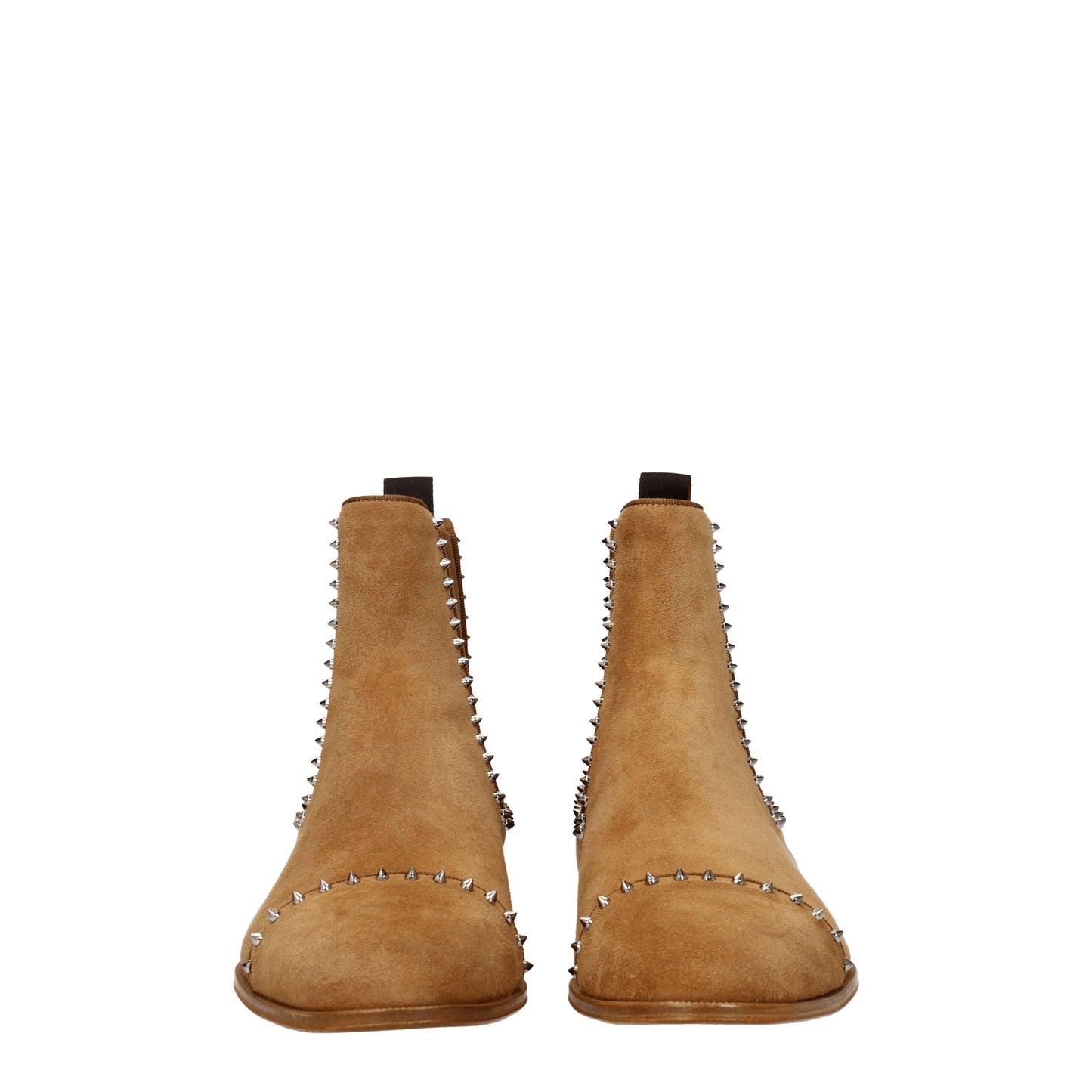 Louboutin Men's Boots in Suede Brown/Cinnamon