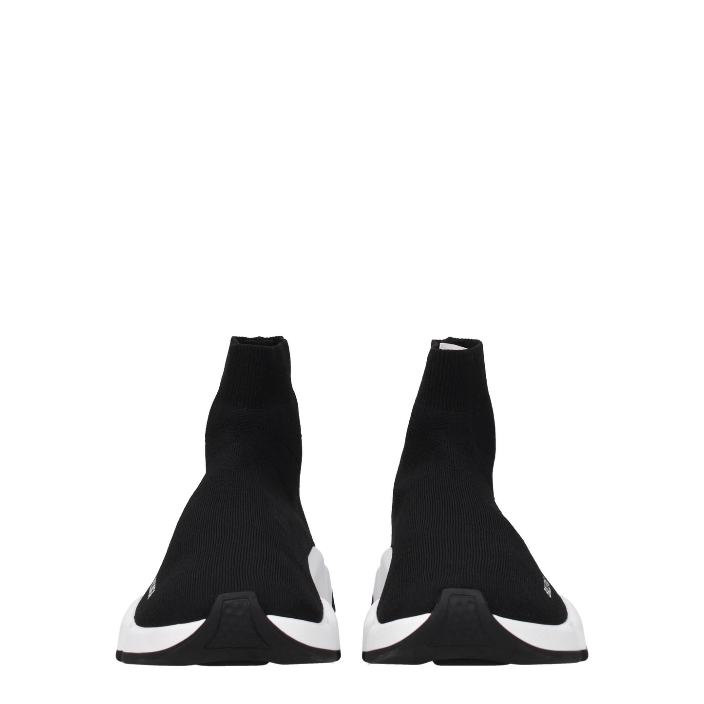 Balenciaga Men's Sneakers in Fabric  Black/White