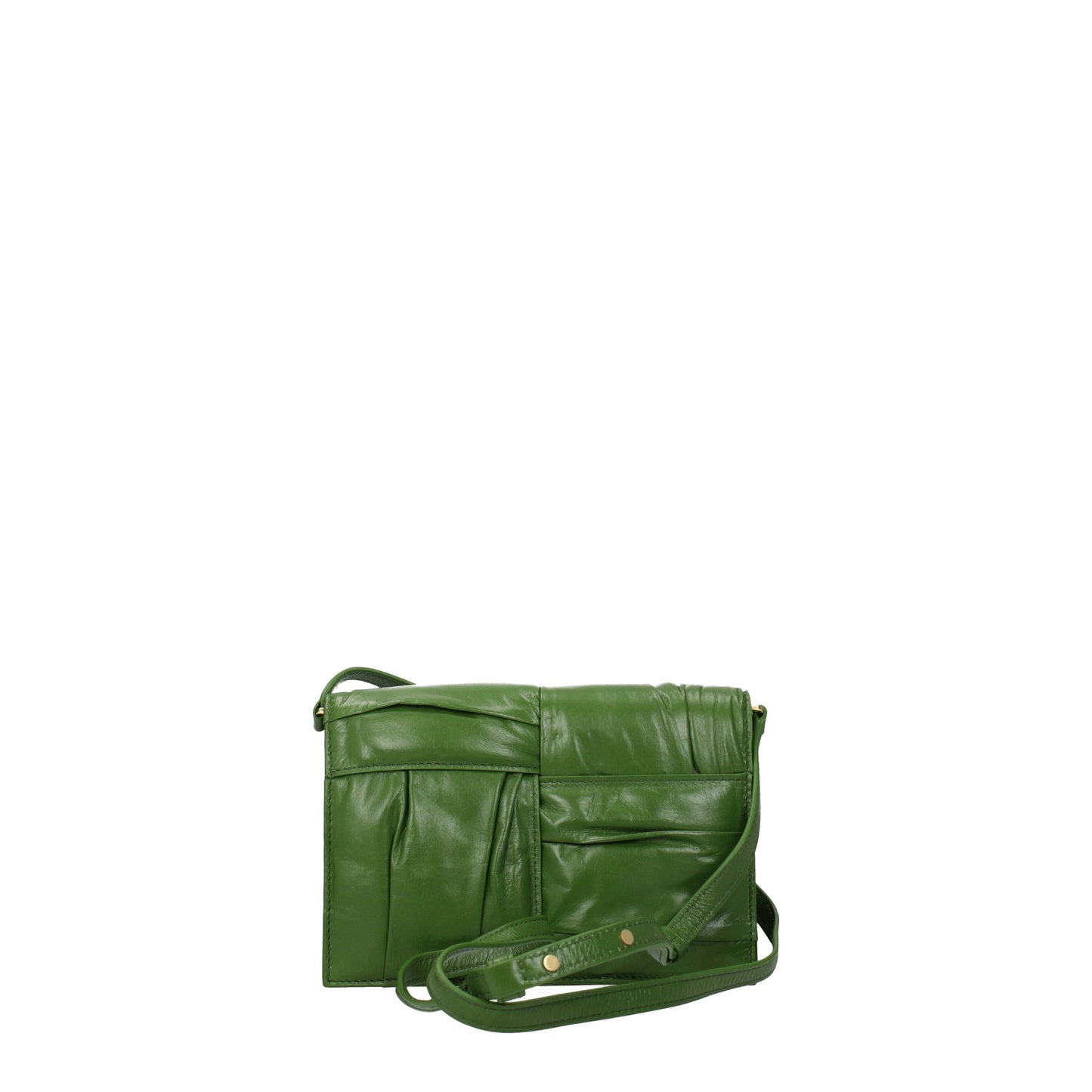 Bottega Veneta Clutches Women Leather Green/Avocado