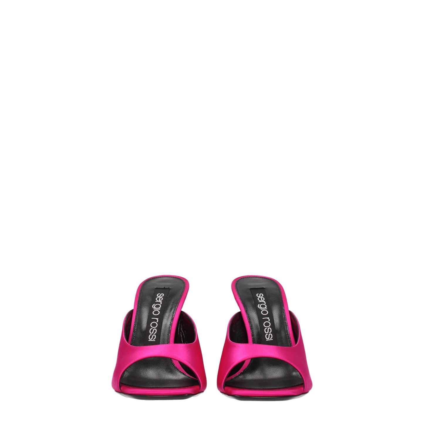 Sergio Rossi Women's Sandals in Satin Fuchsia/Magenta