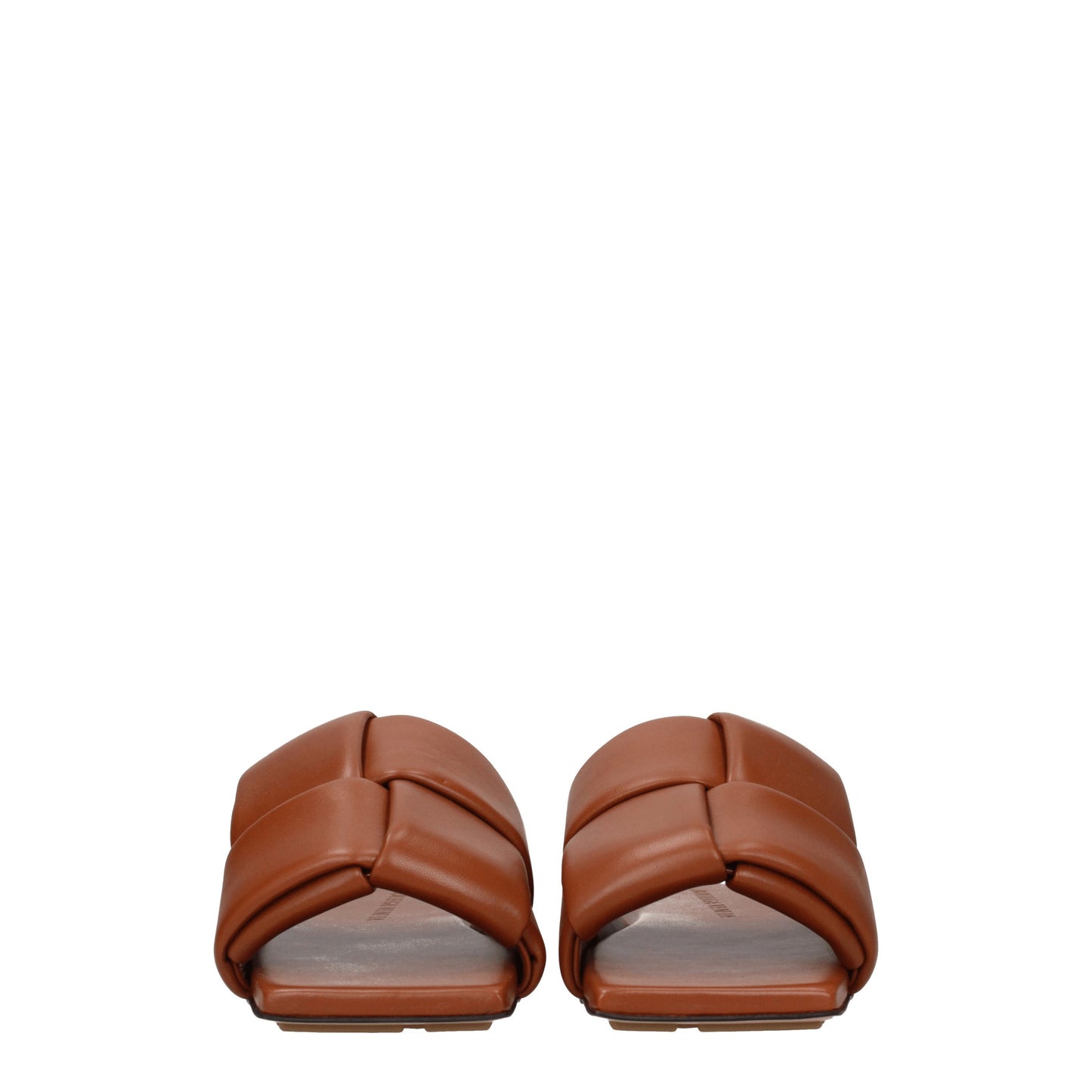 Bottega Veneta Women's Sandals & Slippers in Leather Brown/Caramel