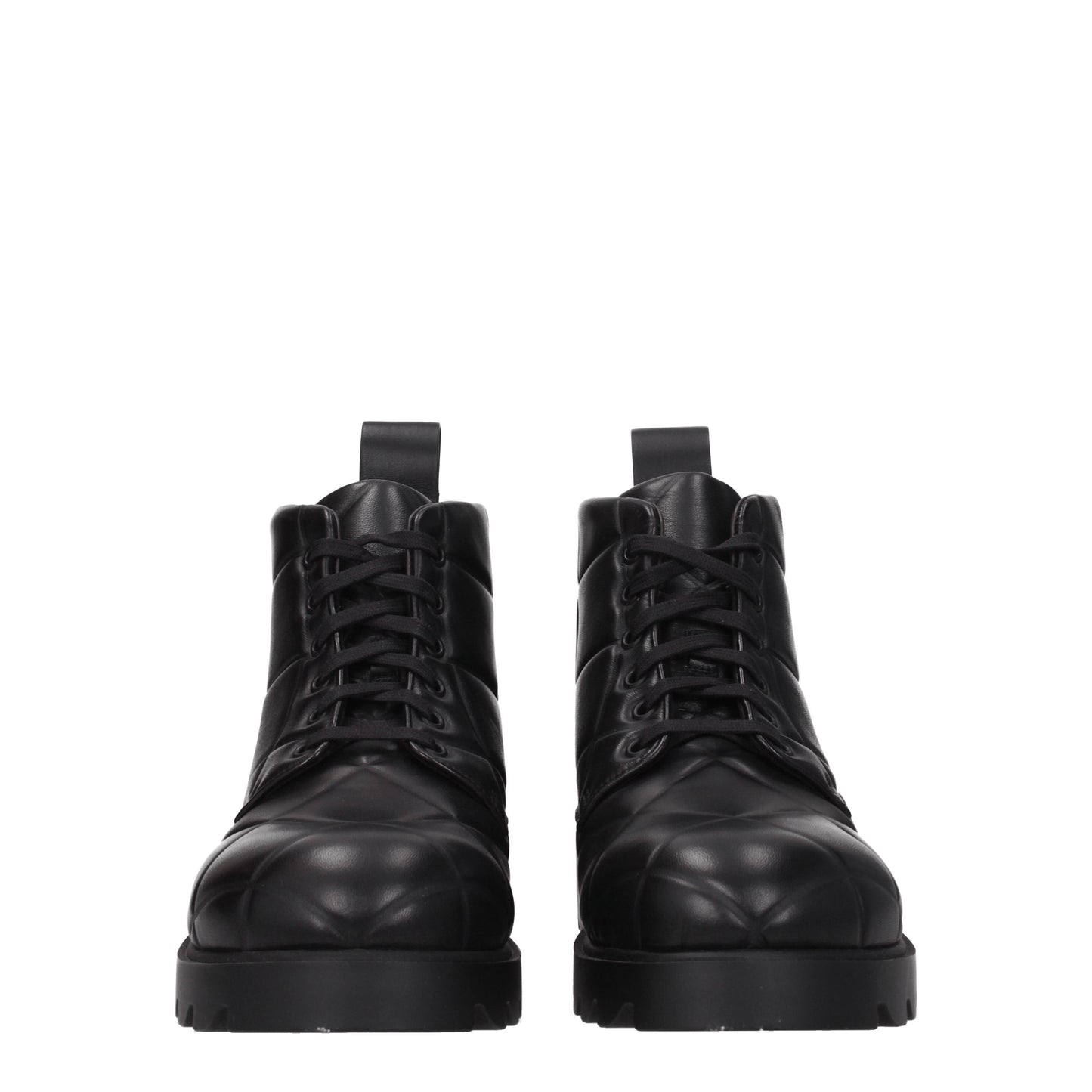 Bottega Veneta Men's Boots in Leather Black