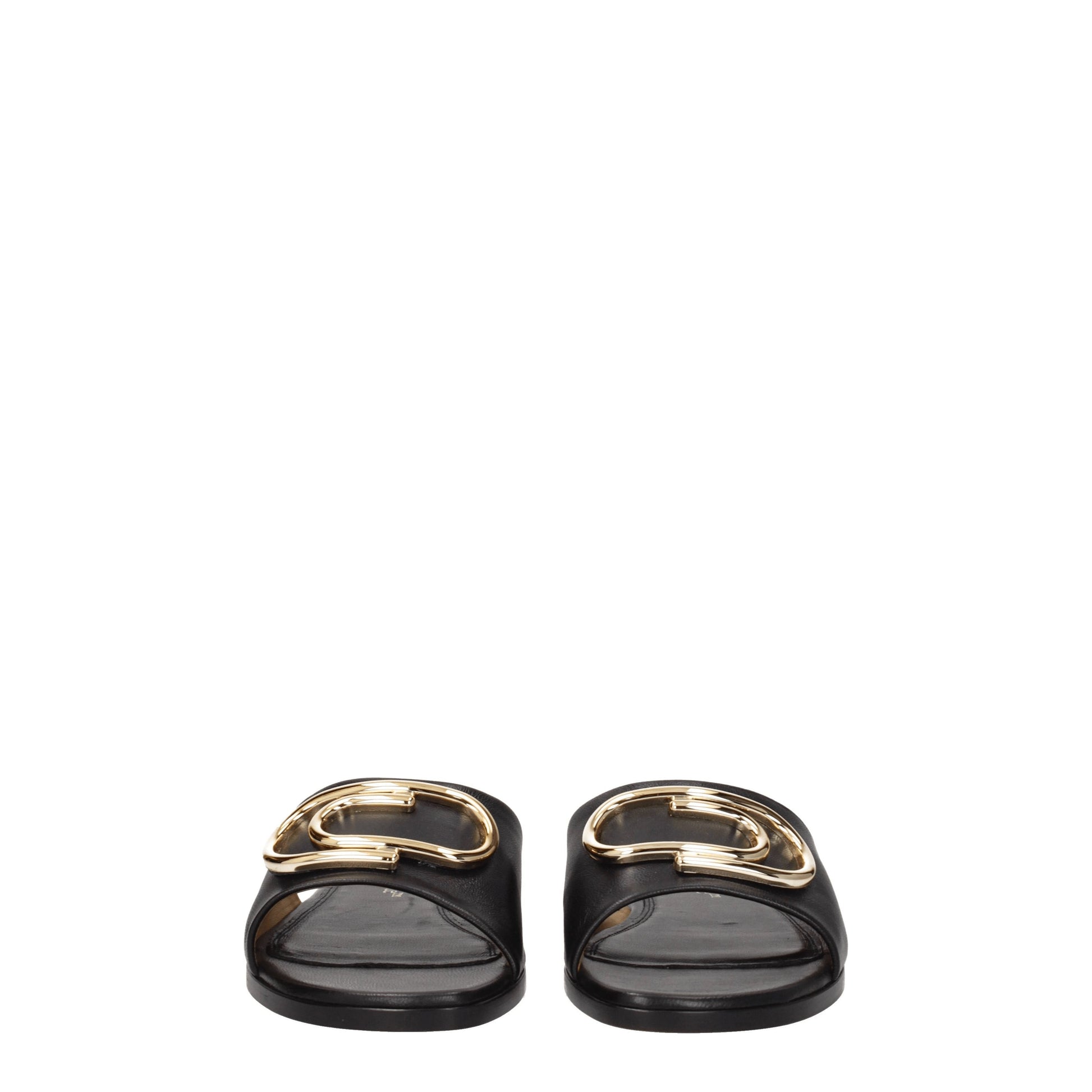 Off-White Women's Slippers and Clogs Leather