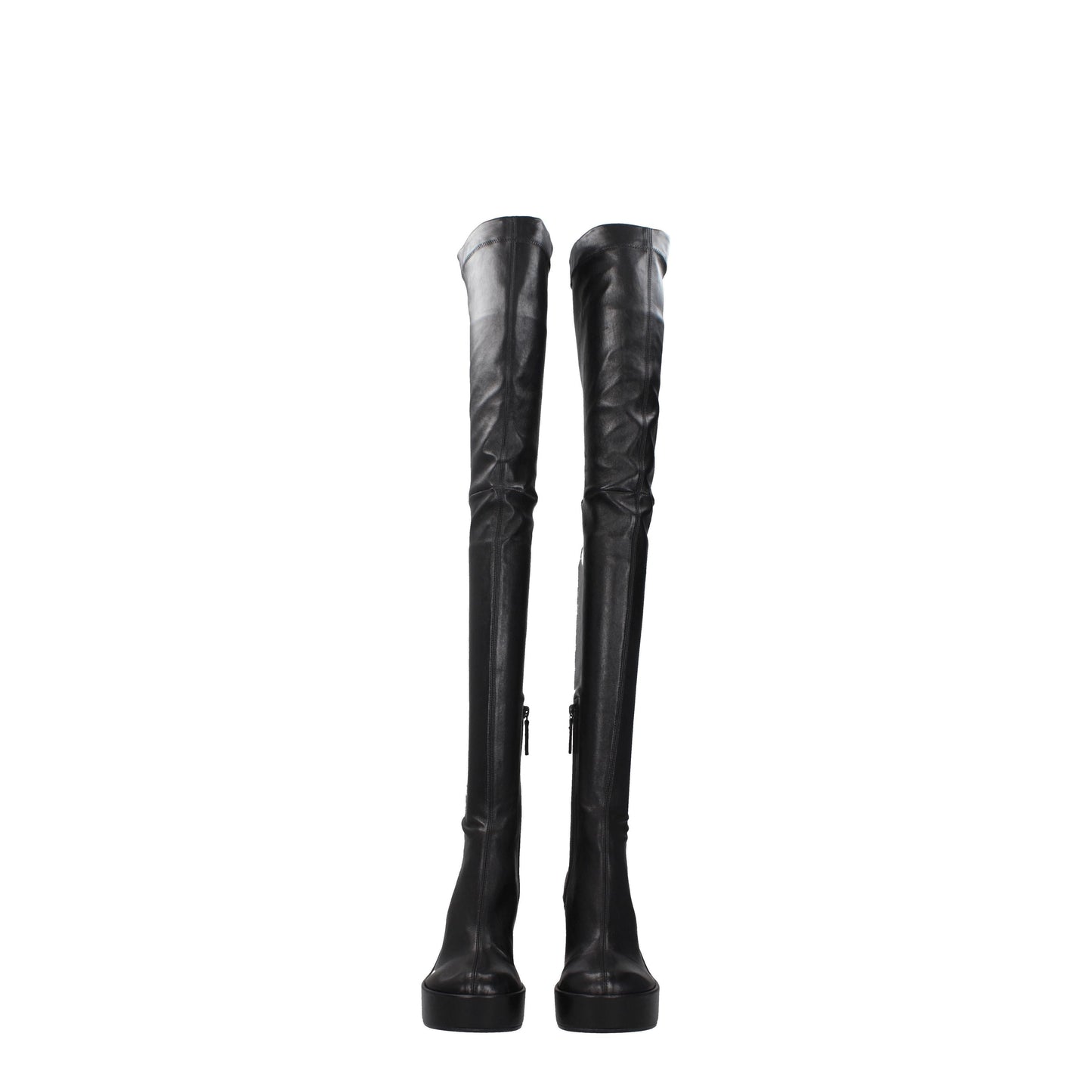 Versace Women's Boots in Leather Black