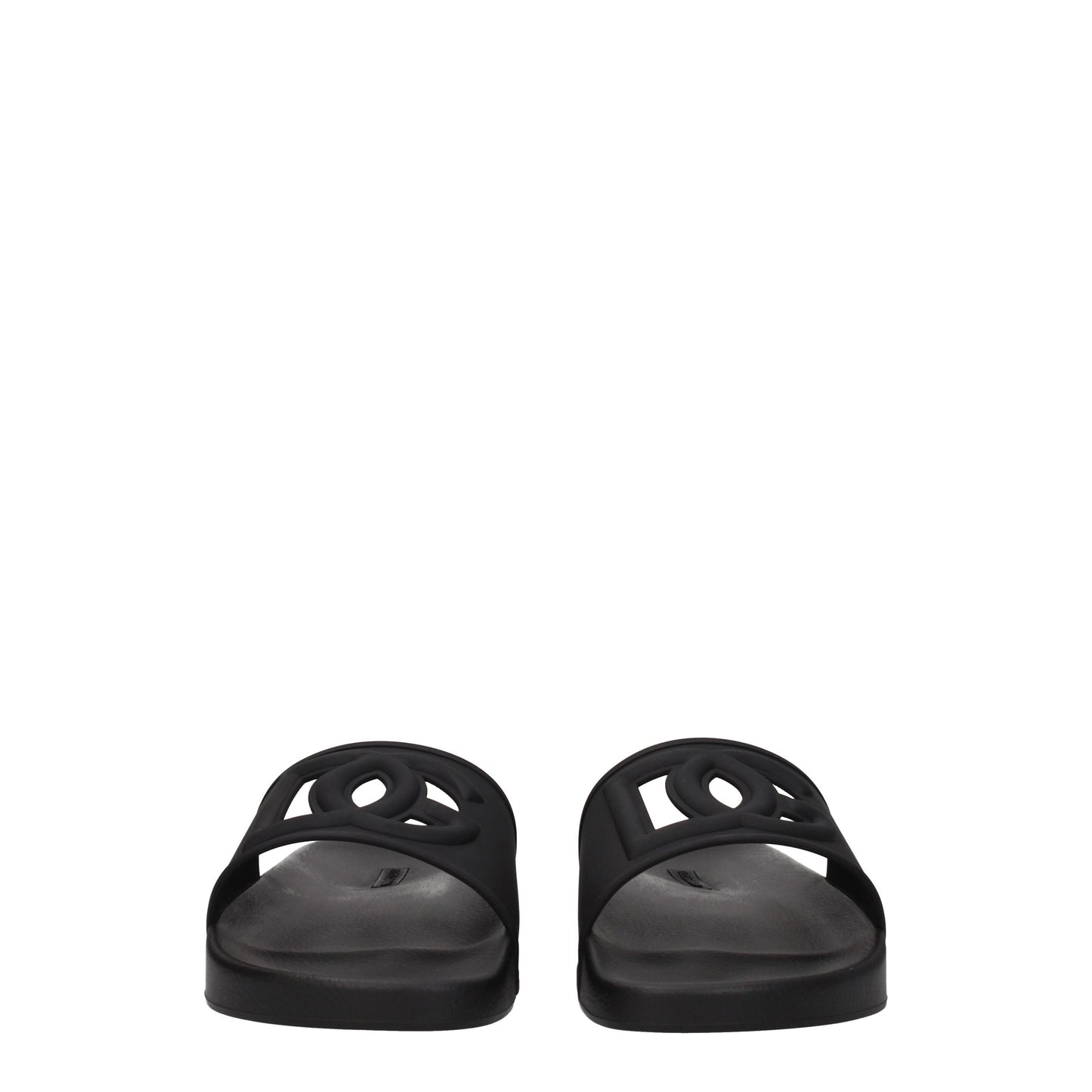 Dolce&Gabbana Sandals & Slippers Men Rubber Black