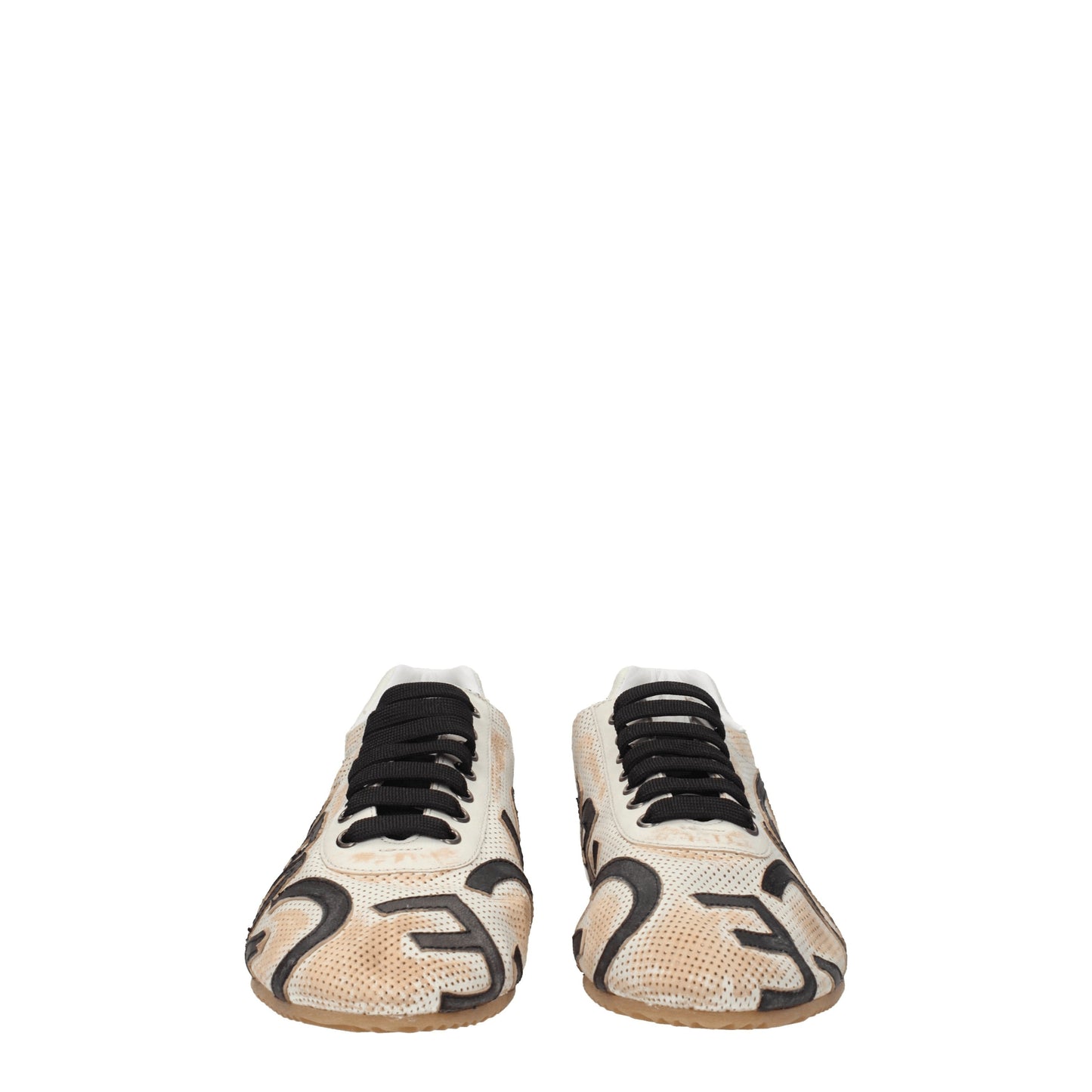 Dolce&Gabbana Men's Sneakers in Leather Beige