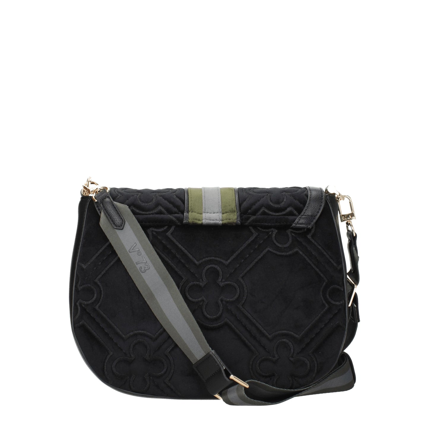 V°73 Crossbody Bags Women Fabric  Black/Multicolor