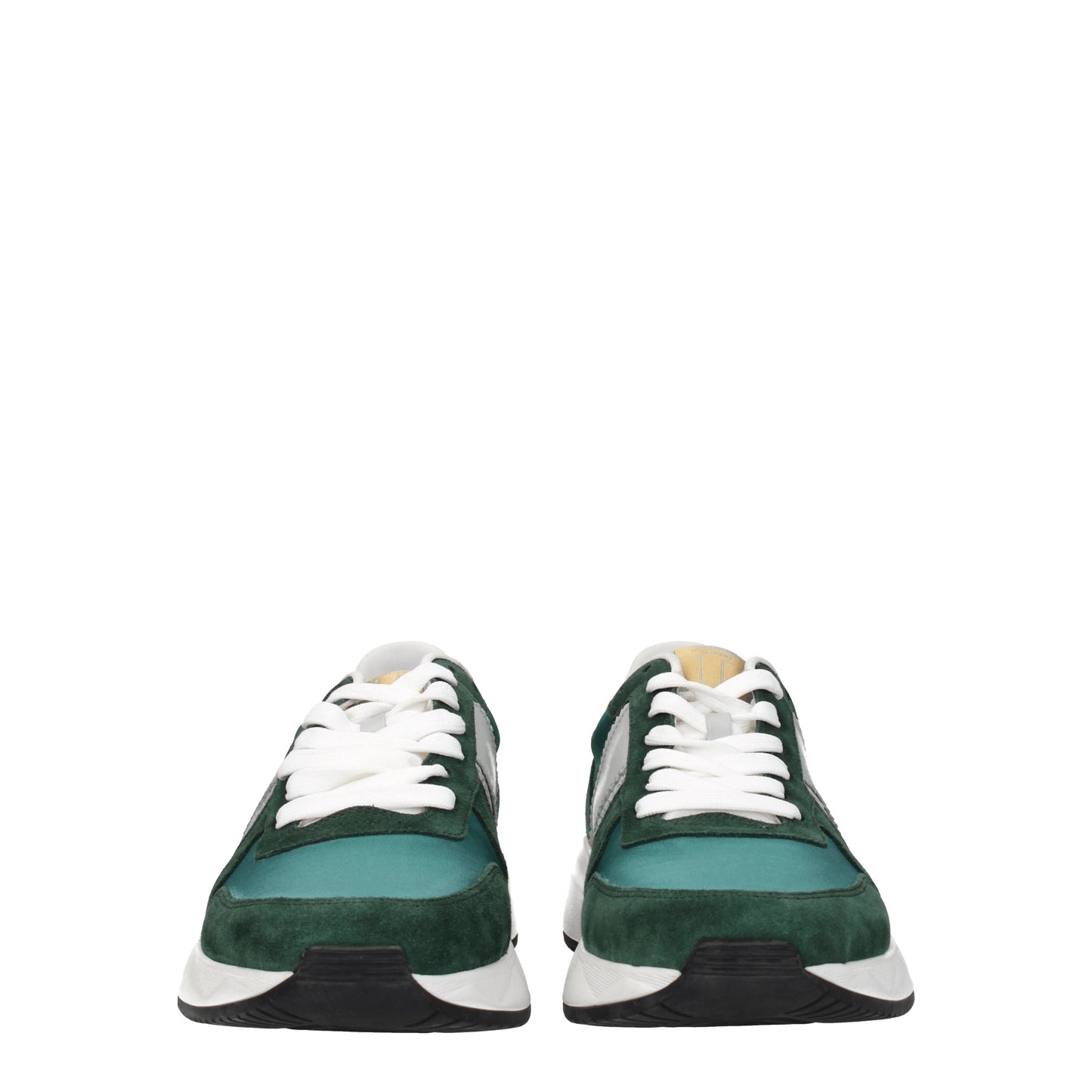 Tom Ford Men's Sneakers in Suede Green/Ultra Marine Green