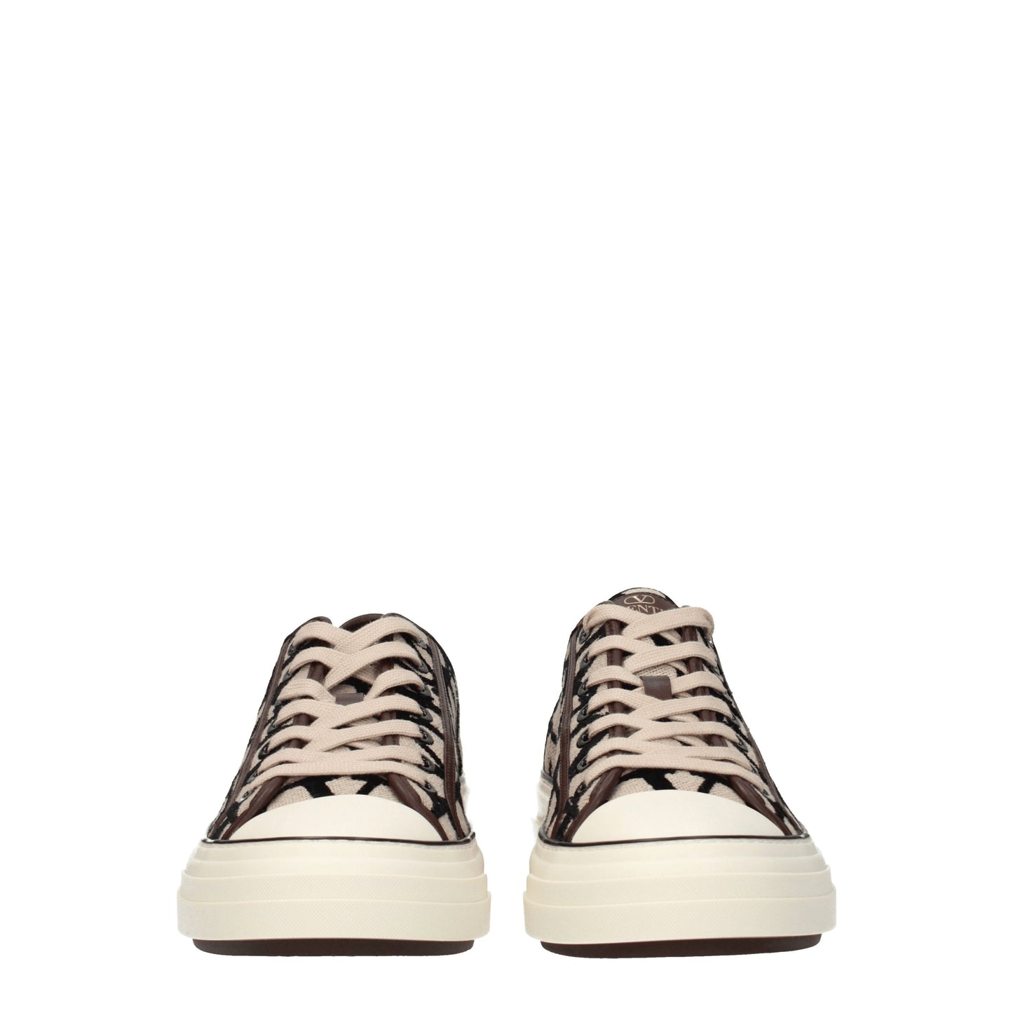 Valentino Garavani Men's Sneakers in Fabric  Beige/Natural