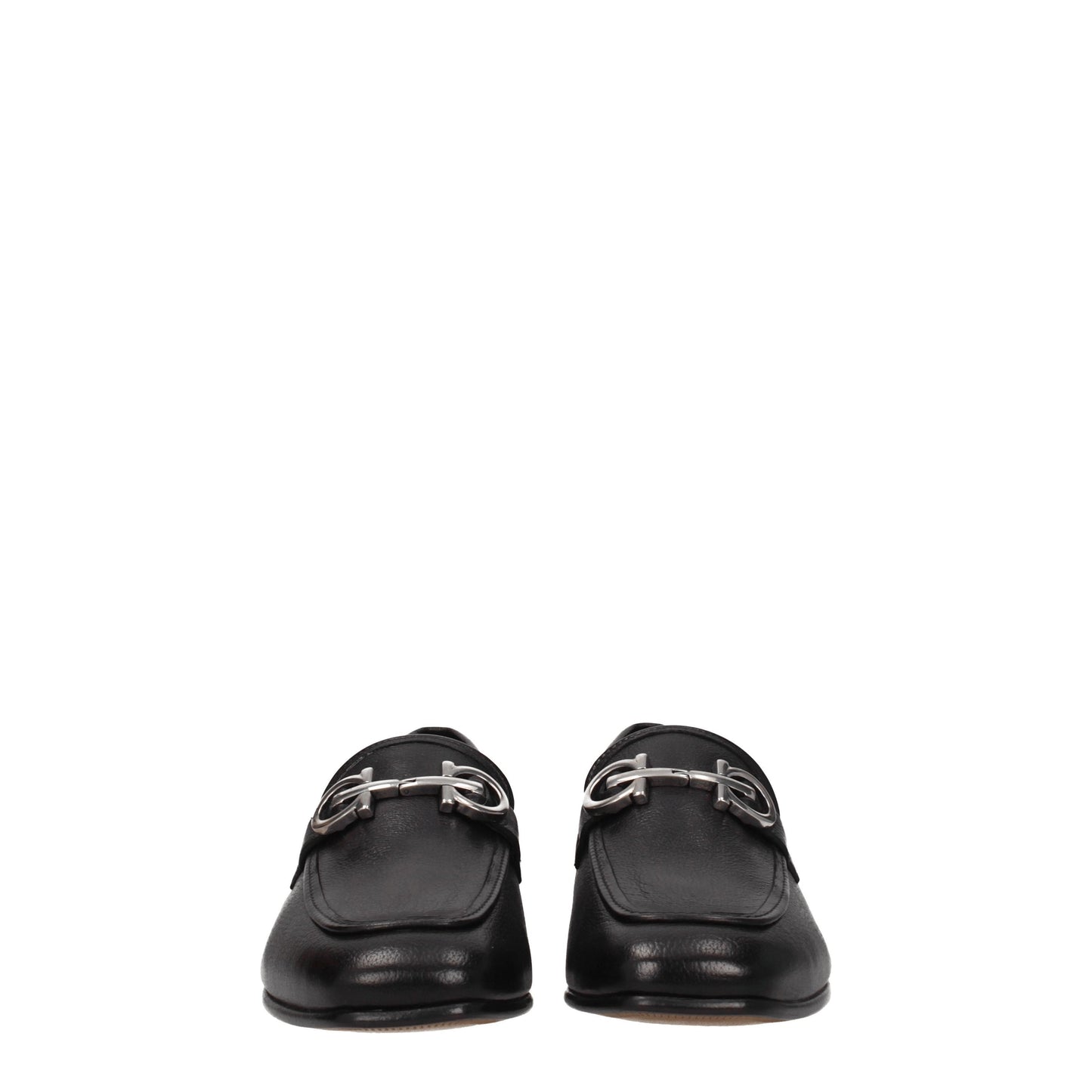 Salvatore Ferragamo Men's Loafers in Leather Black