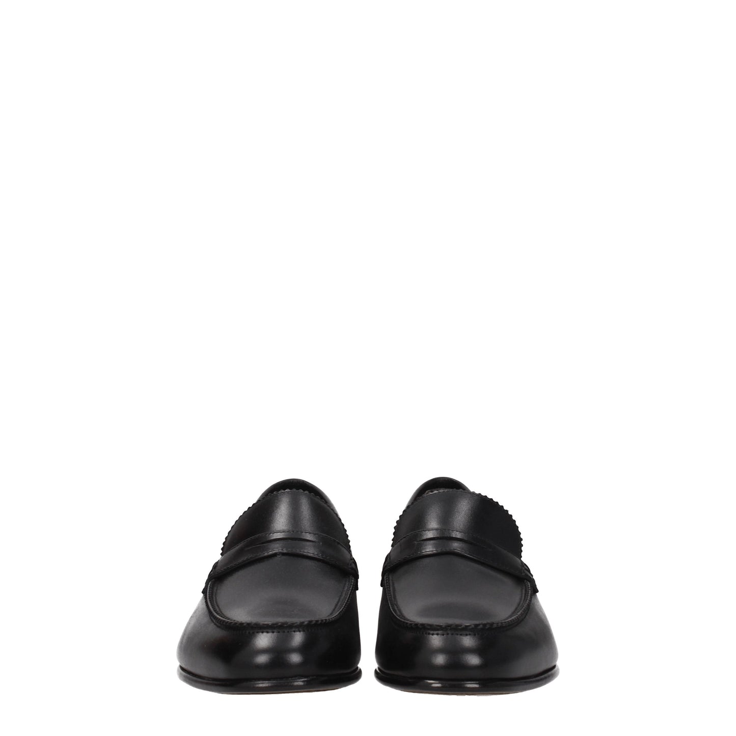 Salvatore Ferragamo Men's Loafers in Leather Black