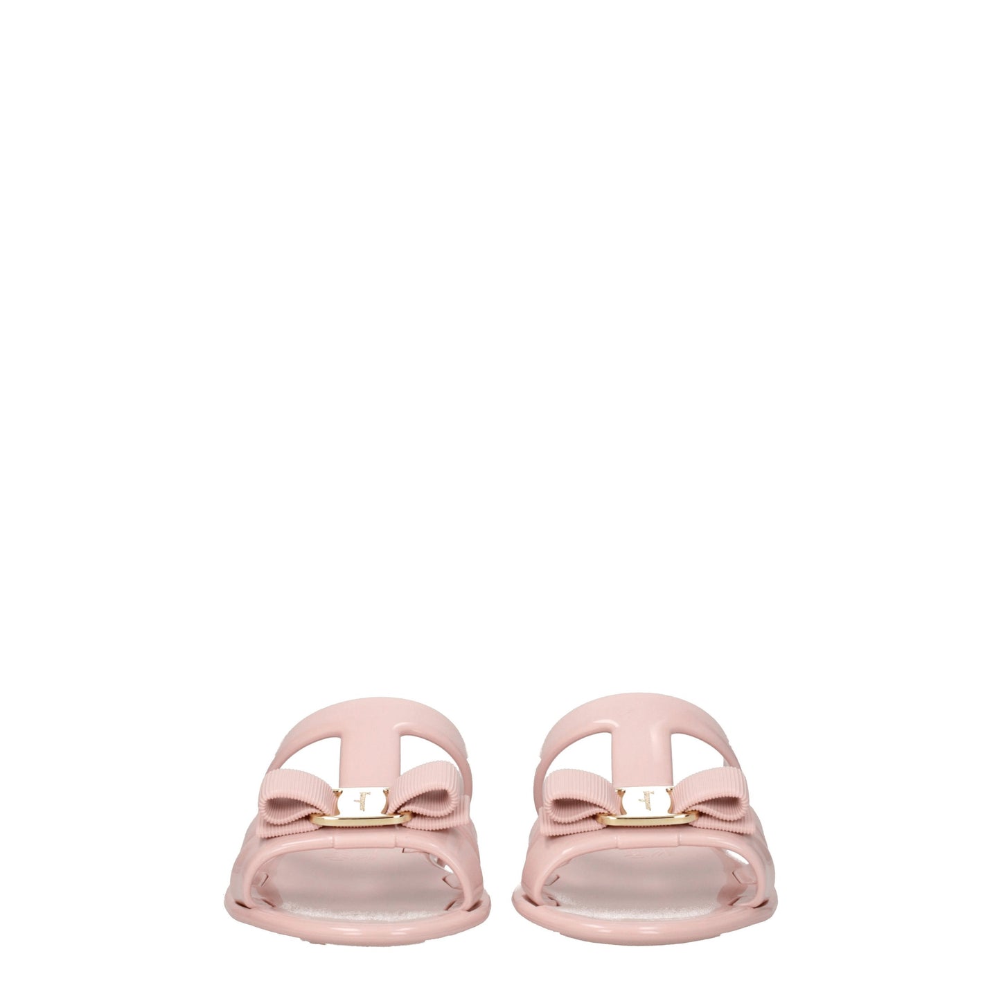 Salvatore Ferragamo Women's Sandals & Slippers in PVC Pink/Antique Pink