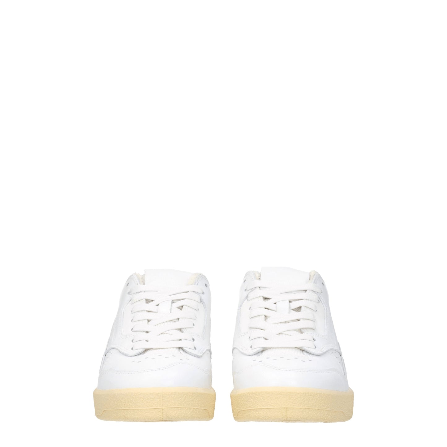 Jil Sander Women's Sneakers in Leather White/Ecru