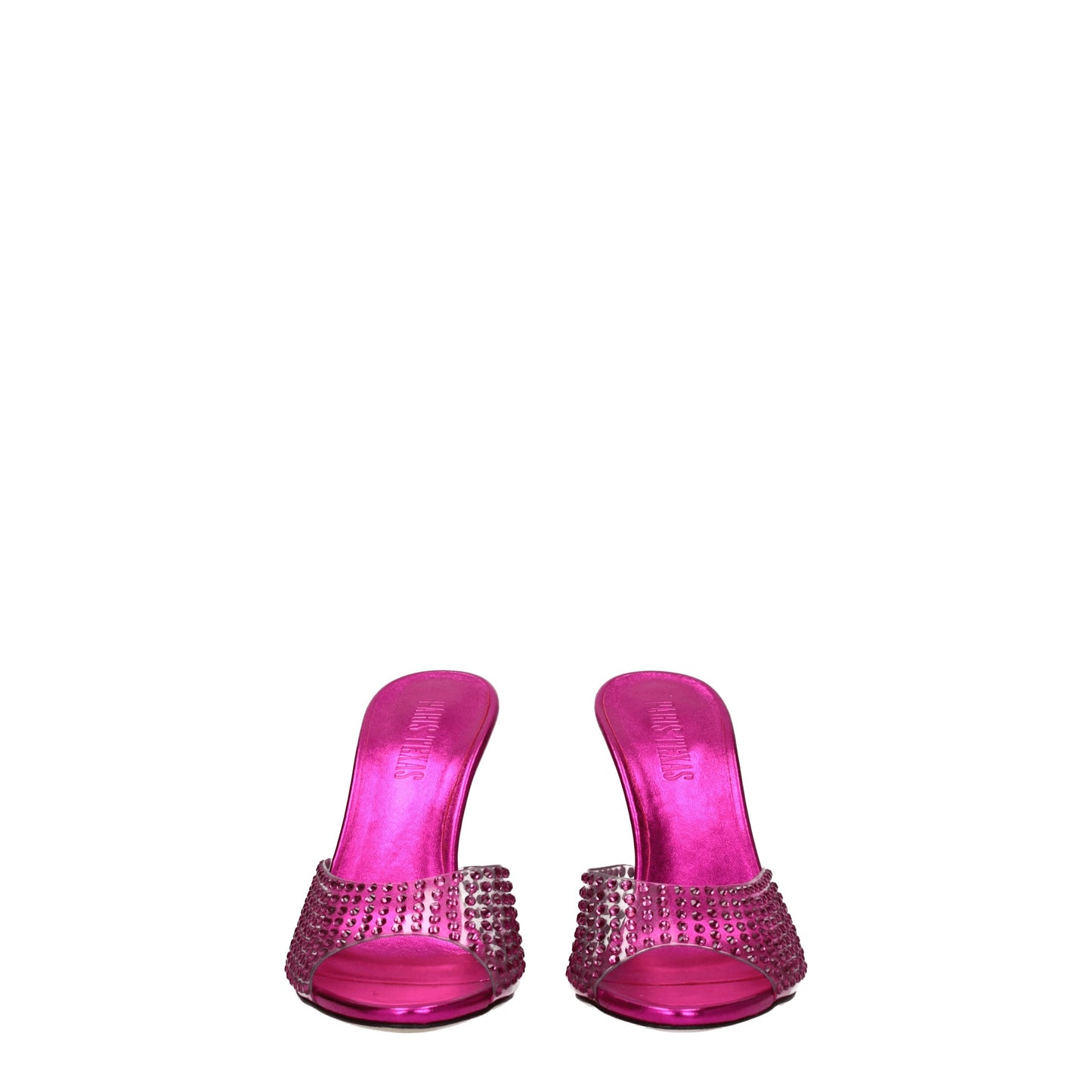Paris Texas Women's Sandals in PVC Transparent/Fuchsia