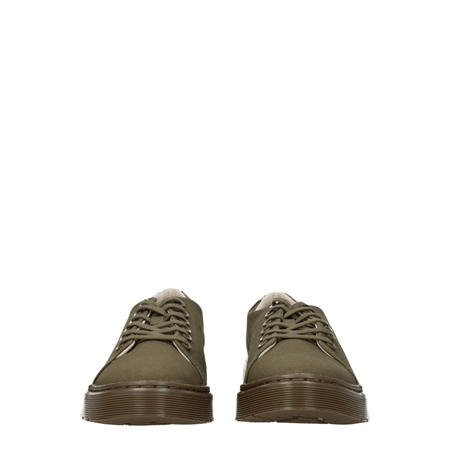 Dr. Martens Men's Sneakers in Fabric  Green/Olive