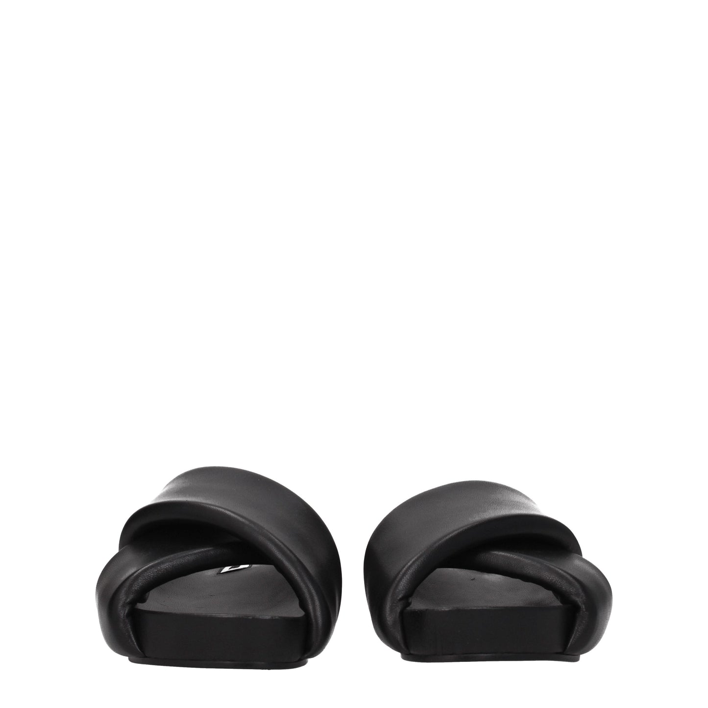 Jil Sander Women's Sandals & Slippers in Leather Black