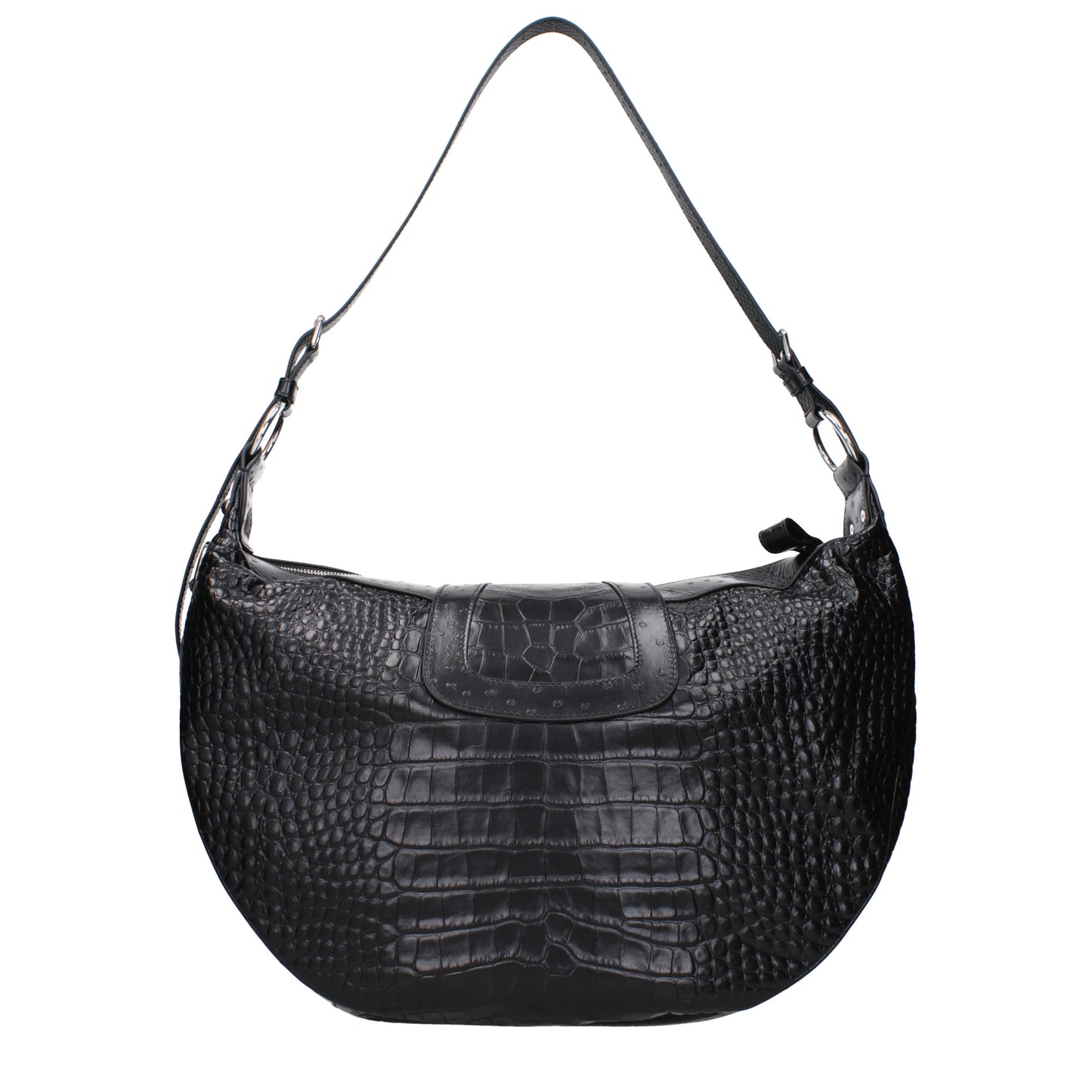 Balenciaga Shoulder Bags Women Leather Black