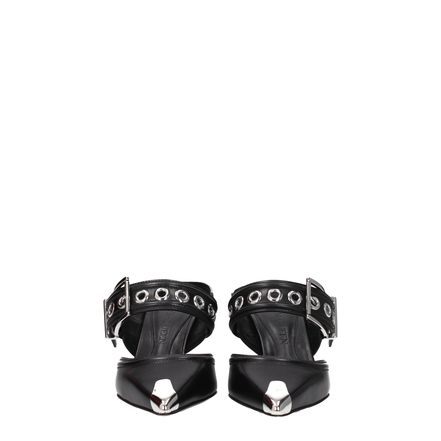 Alexander McQueen Women's Sandals in Leather Black