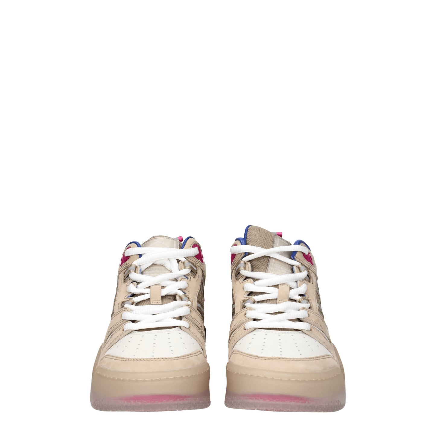 Moncler Women's Sneakers in Suede Beige