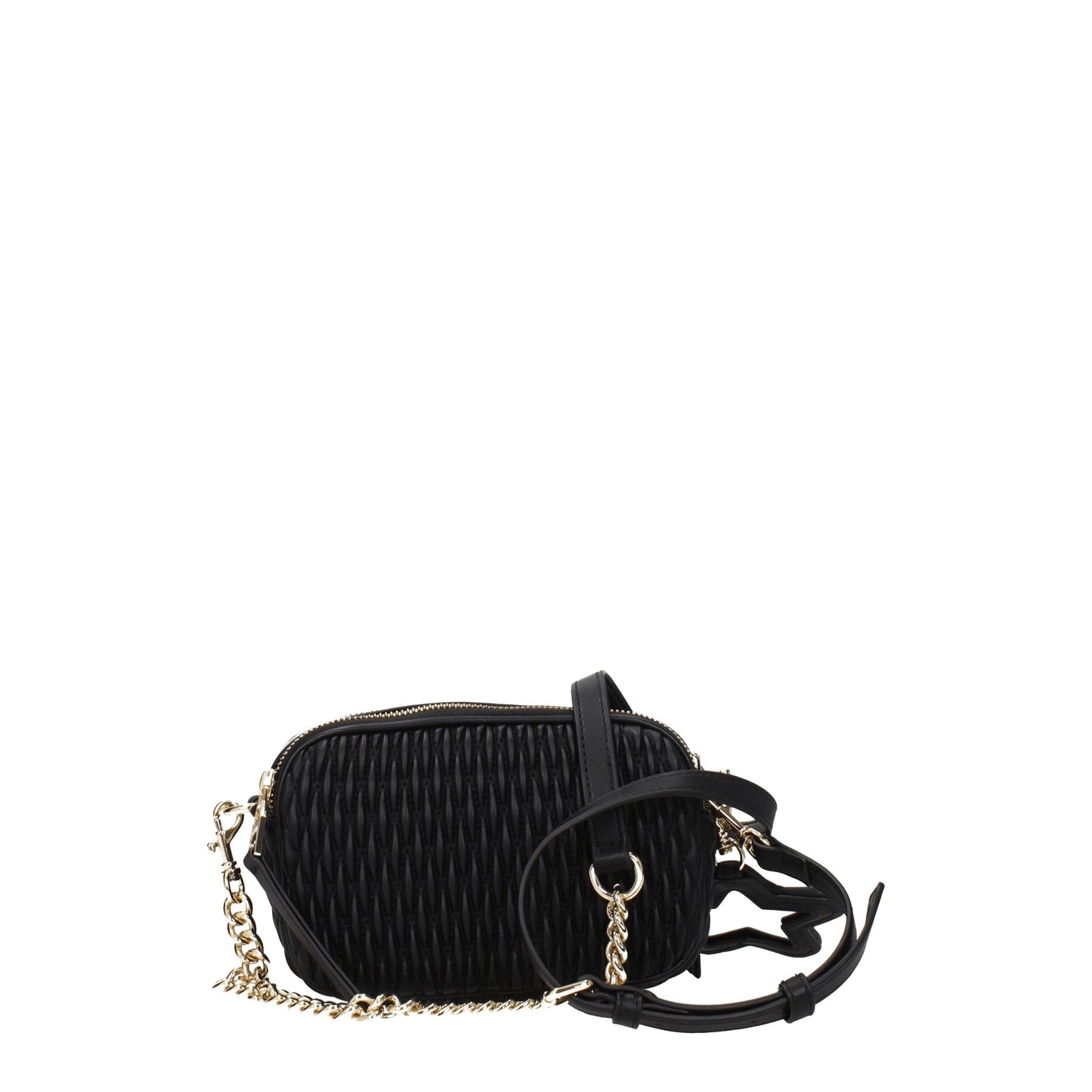 Versace Jeans Crossbody Bags Women Polyurethane Black