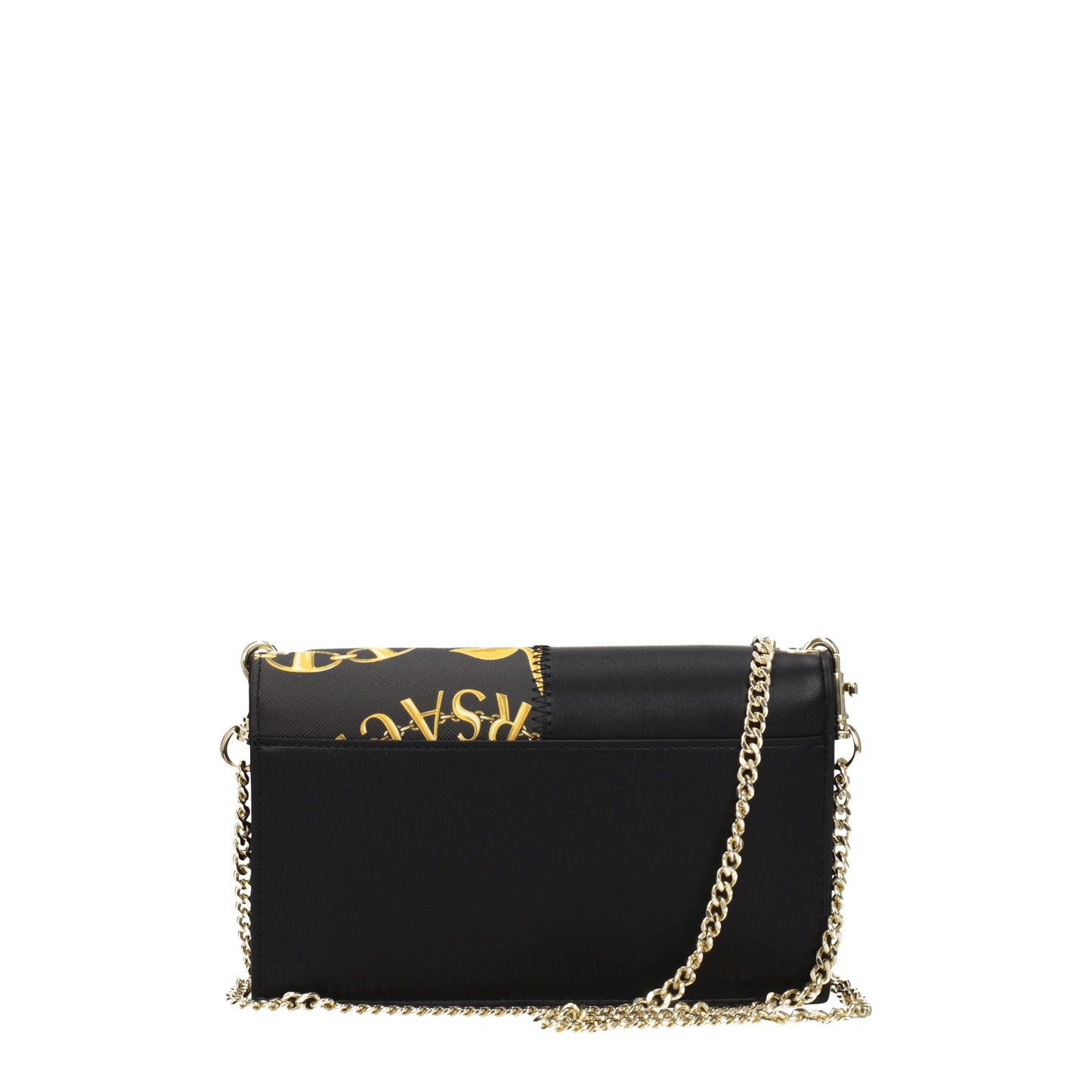 Versace Jeans Clutches Women Polyurethane Black