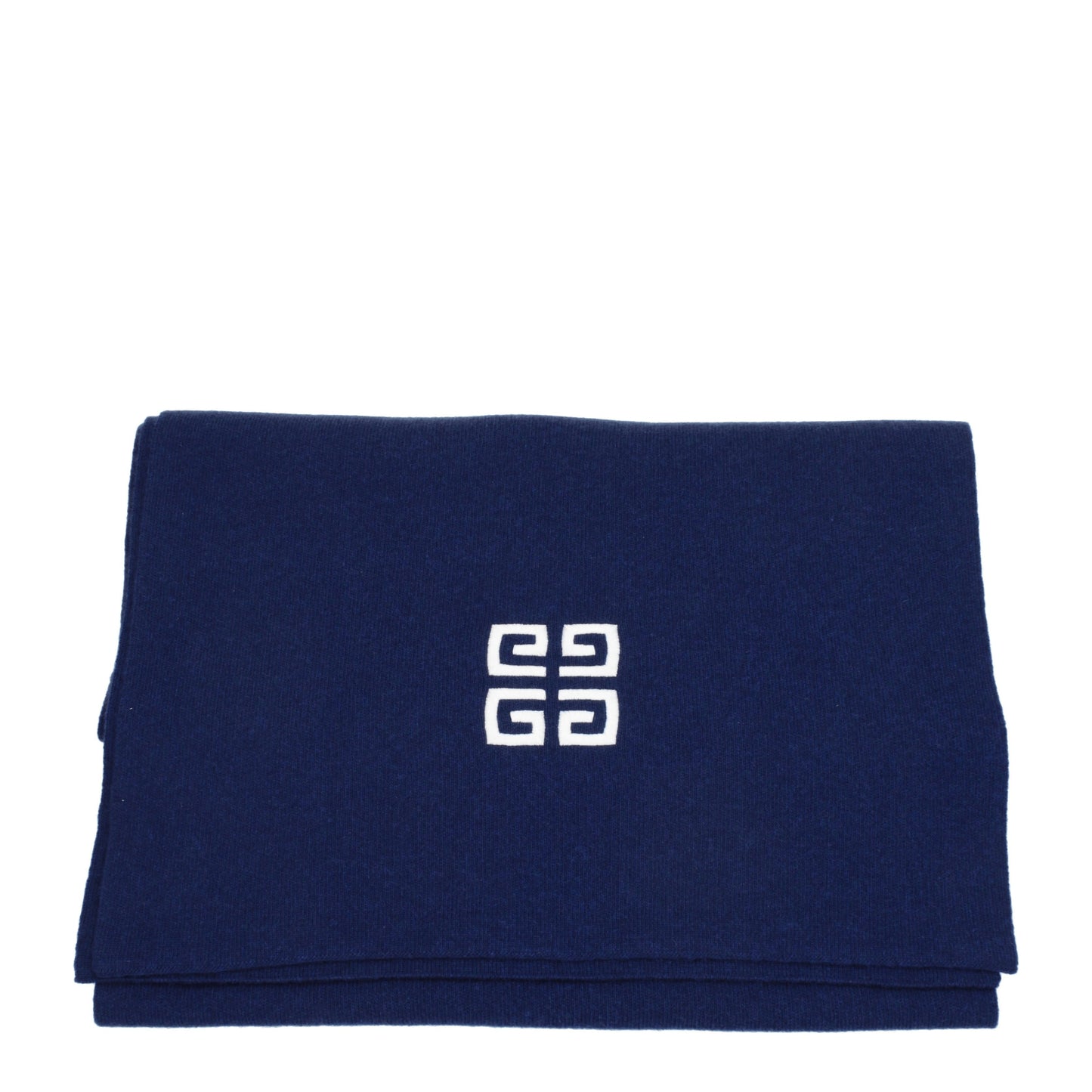 Givenchy Scarves Men Wool Blue/Baltic