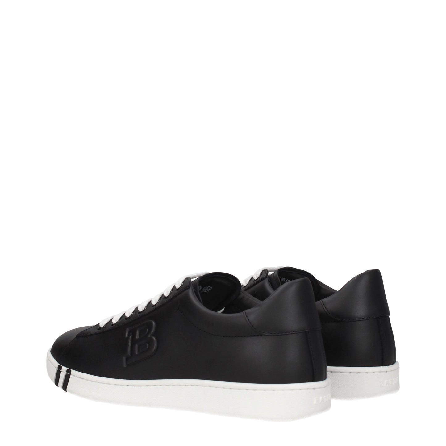 Bally Men's Sneakers in Leather Black