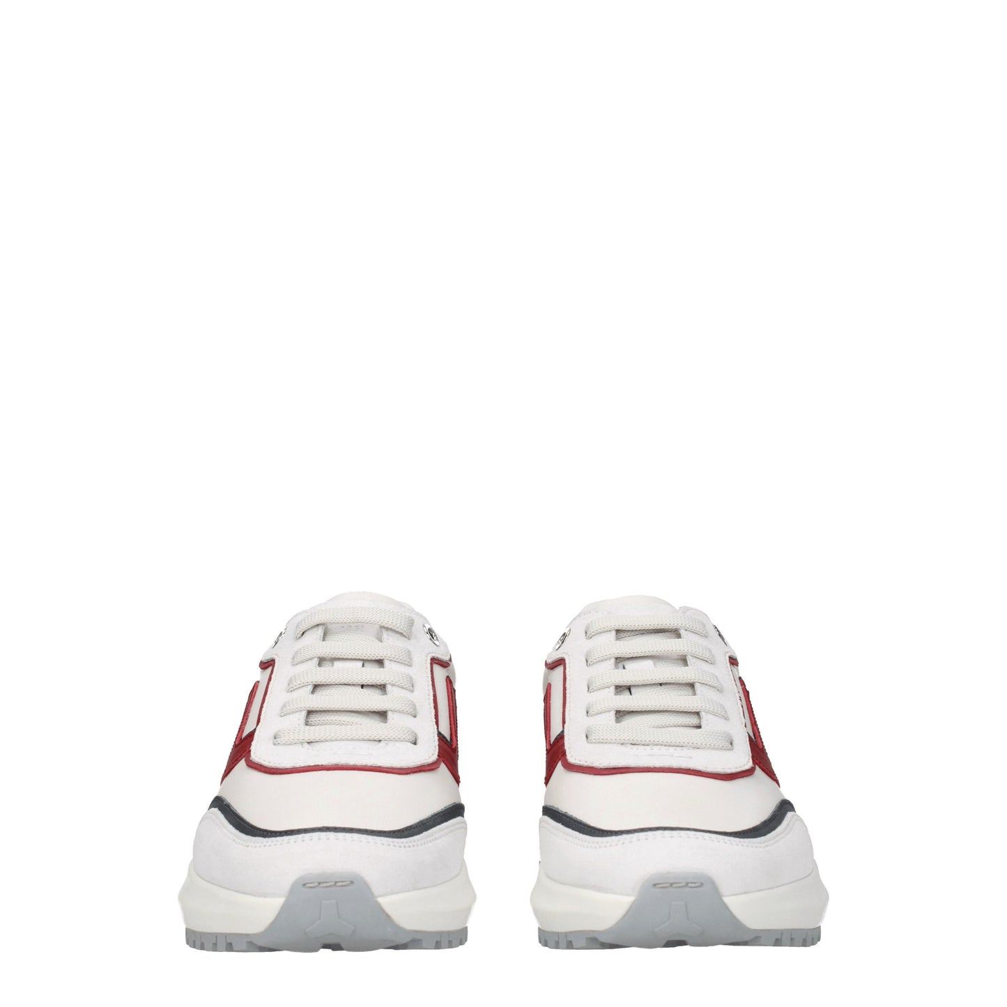 Bally Men's Sneakers in Leather White/Red