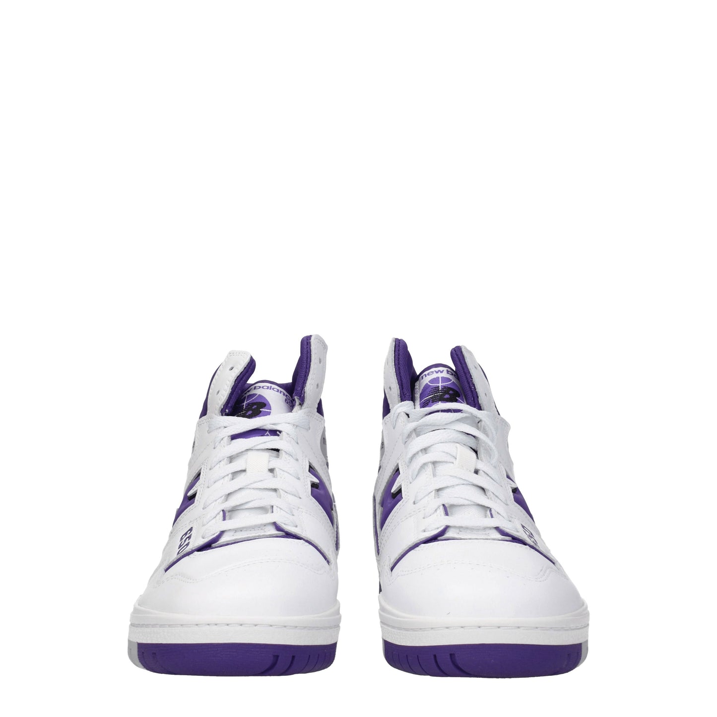 New Balance Men's Sneakers in Leather White/Violet