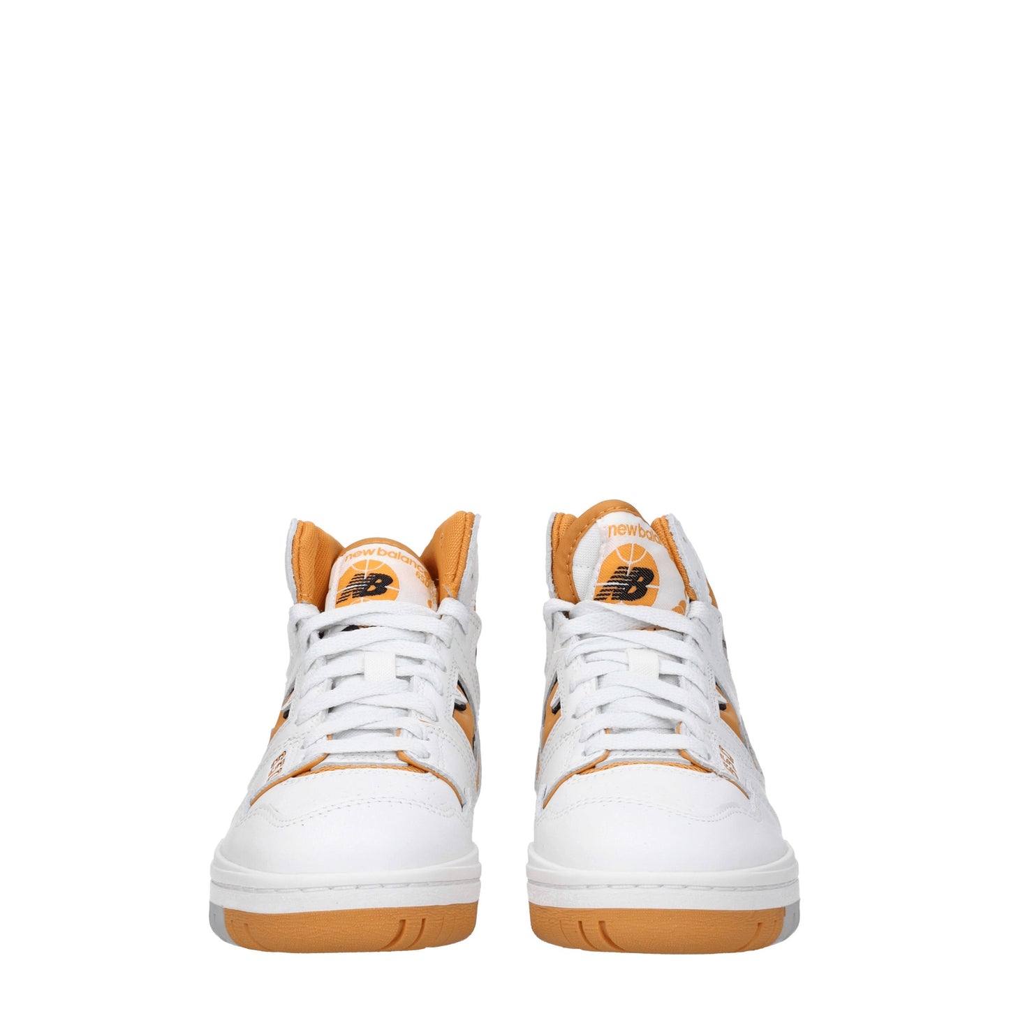 New Balance Women's Sneakers in Leather White/Canyon