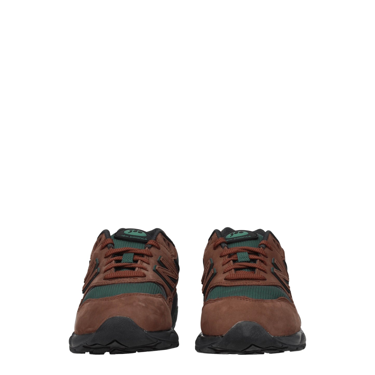 New Balance Men's Sneakers in Suede Brown/Green