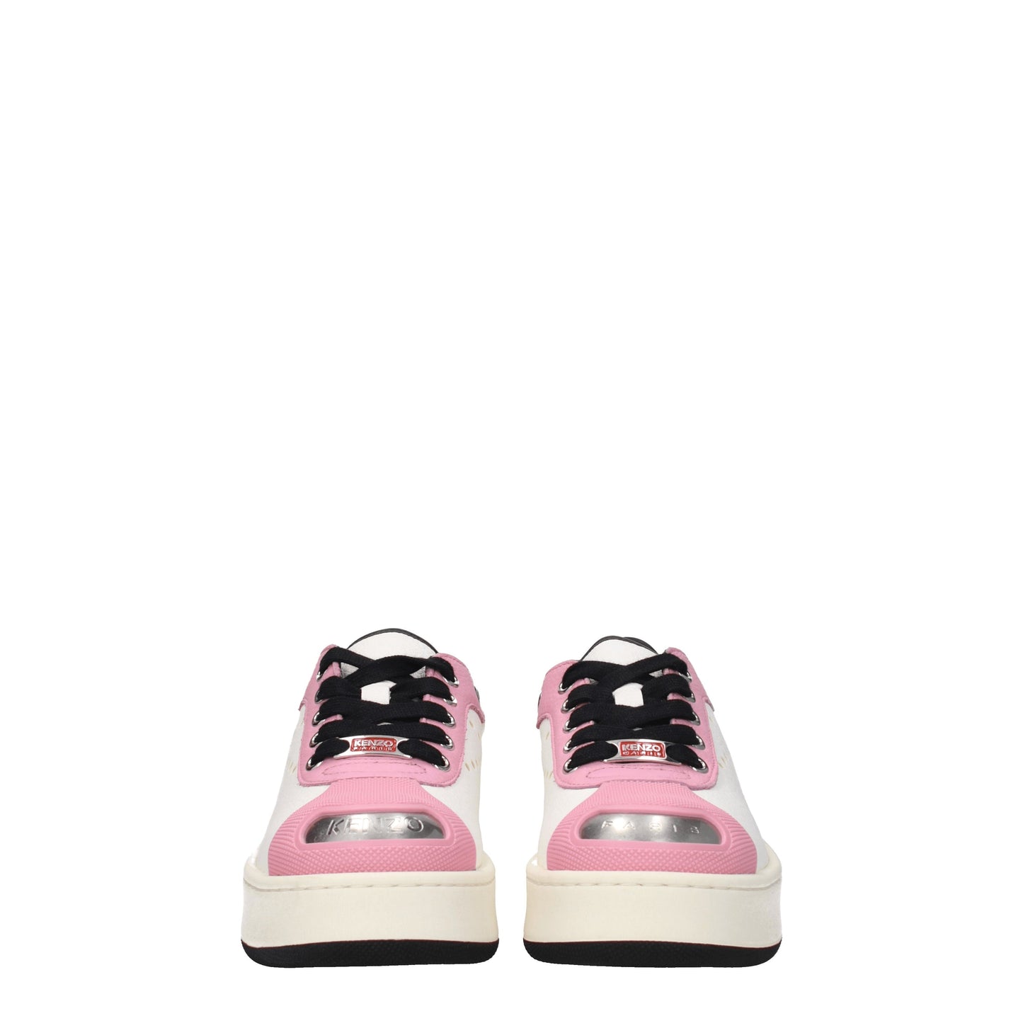 Kenzo Women's Sneakers in Leather White/Pink