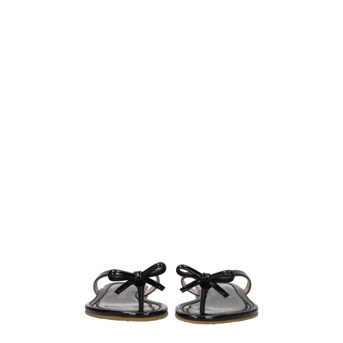 Kate Spade Women's Flip Flops in Patent Leather Black