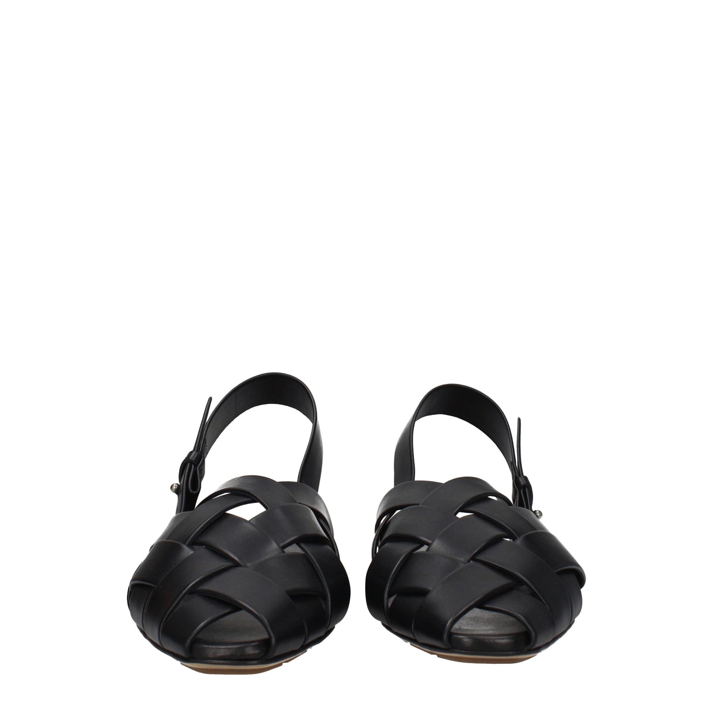 Bottega Veneta Men's Sandals in Leather Black