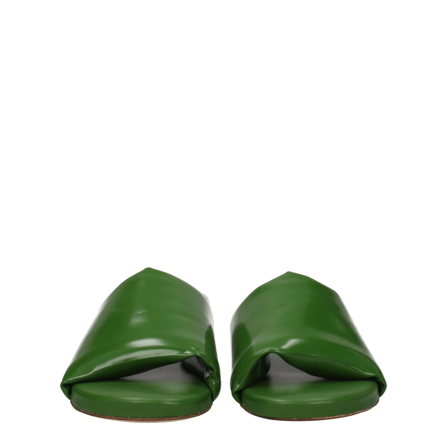 Bottega Veneta Women's Sandals & Slippers in Leather Green/Chili Pepper