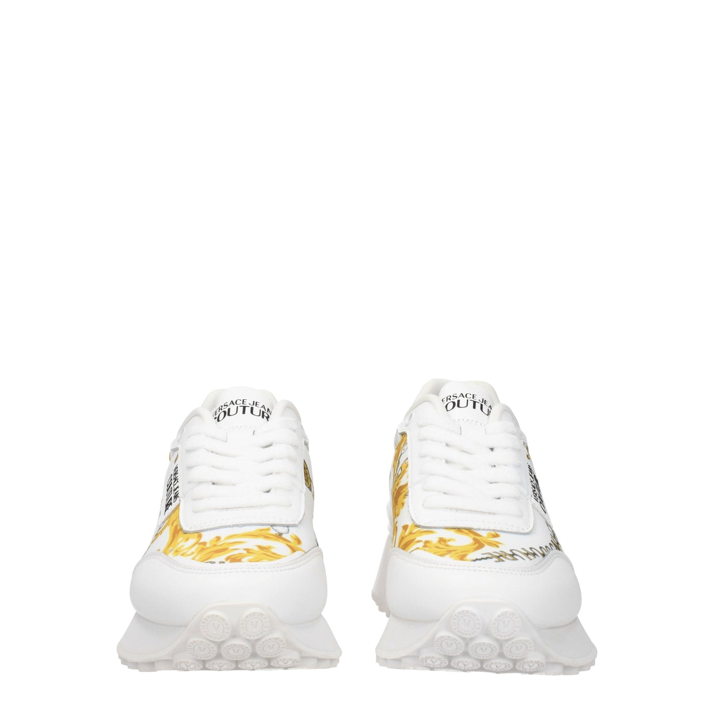 Versace Jeans Women's Sneakers in Fabric  White