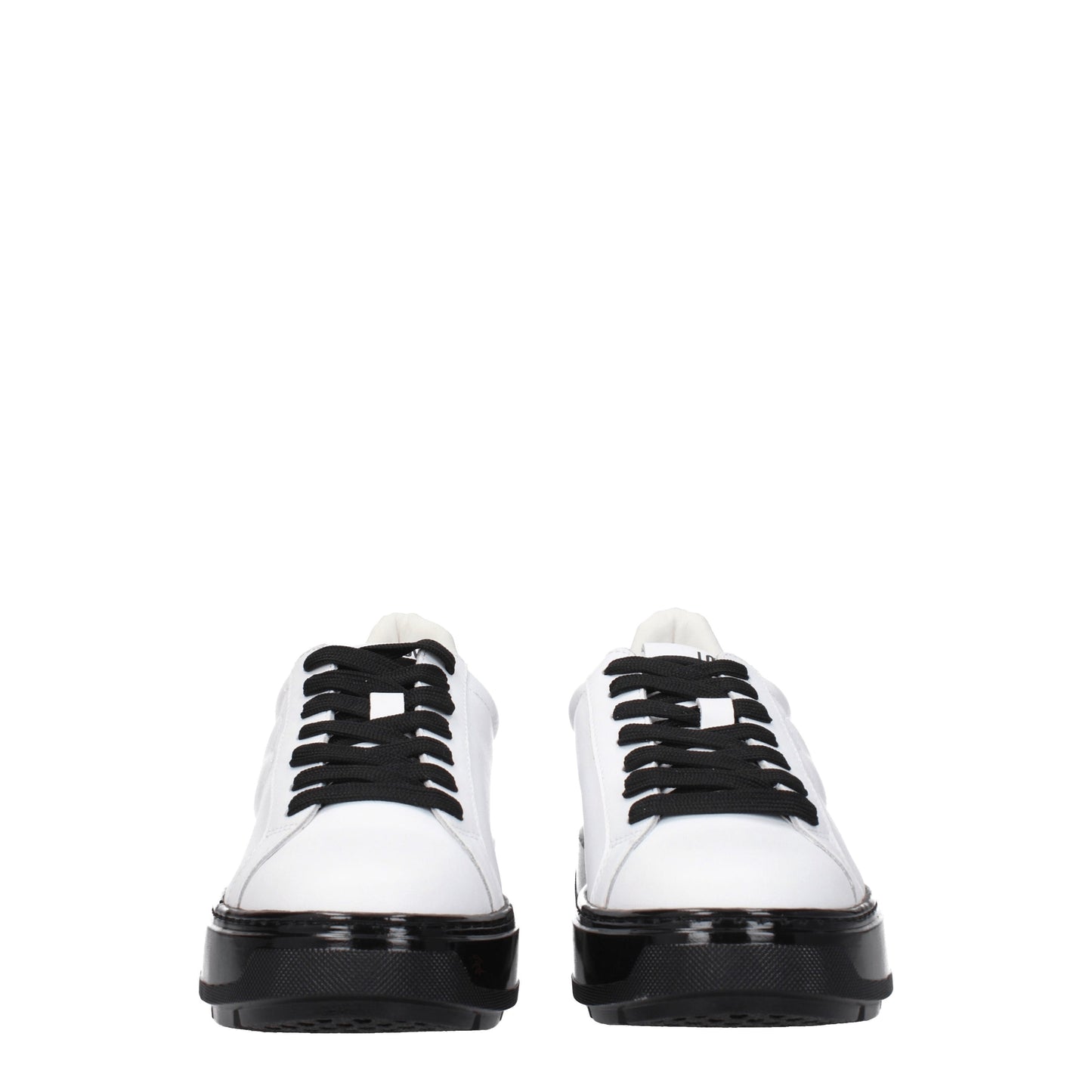 Love Moschino Women's Sneakers in Leather White/Black